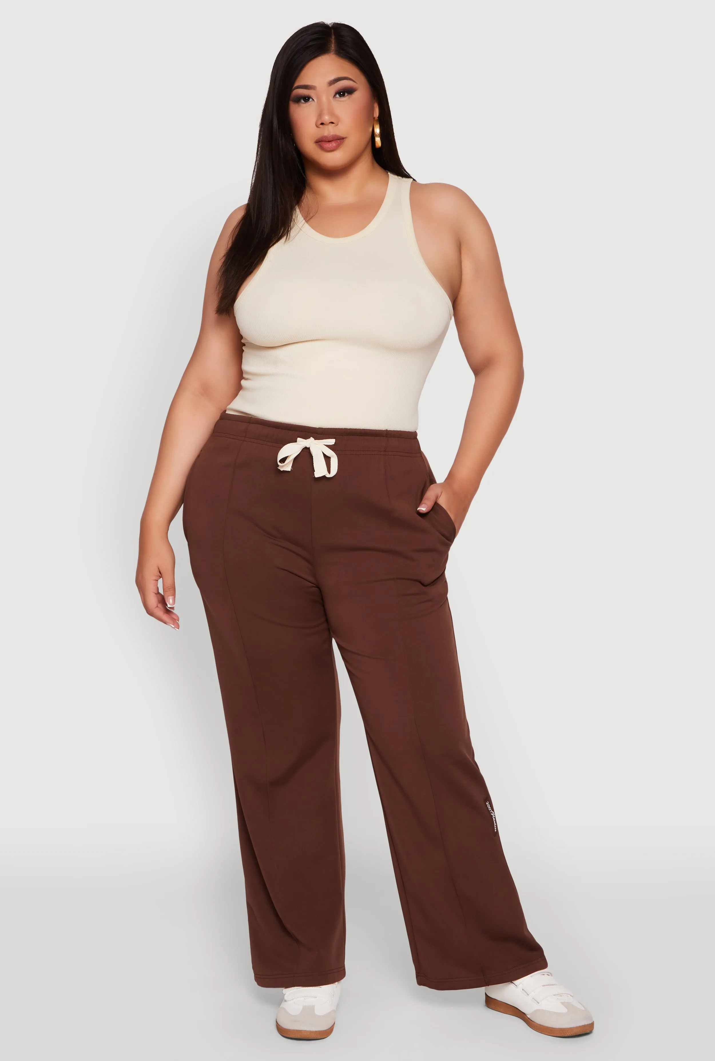 Plus Size 2007 Flawless Wide Leg Sweatpants sold by Rainbow