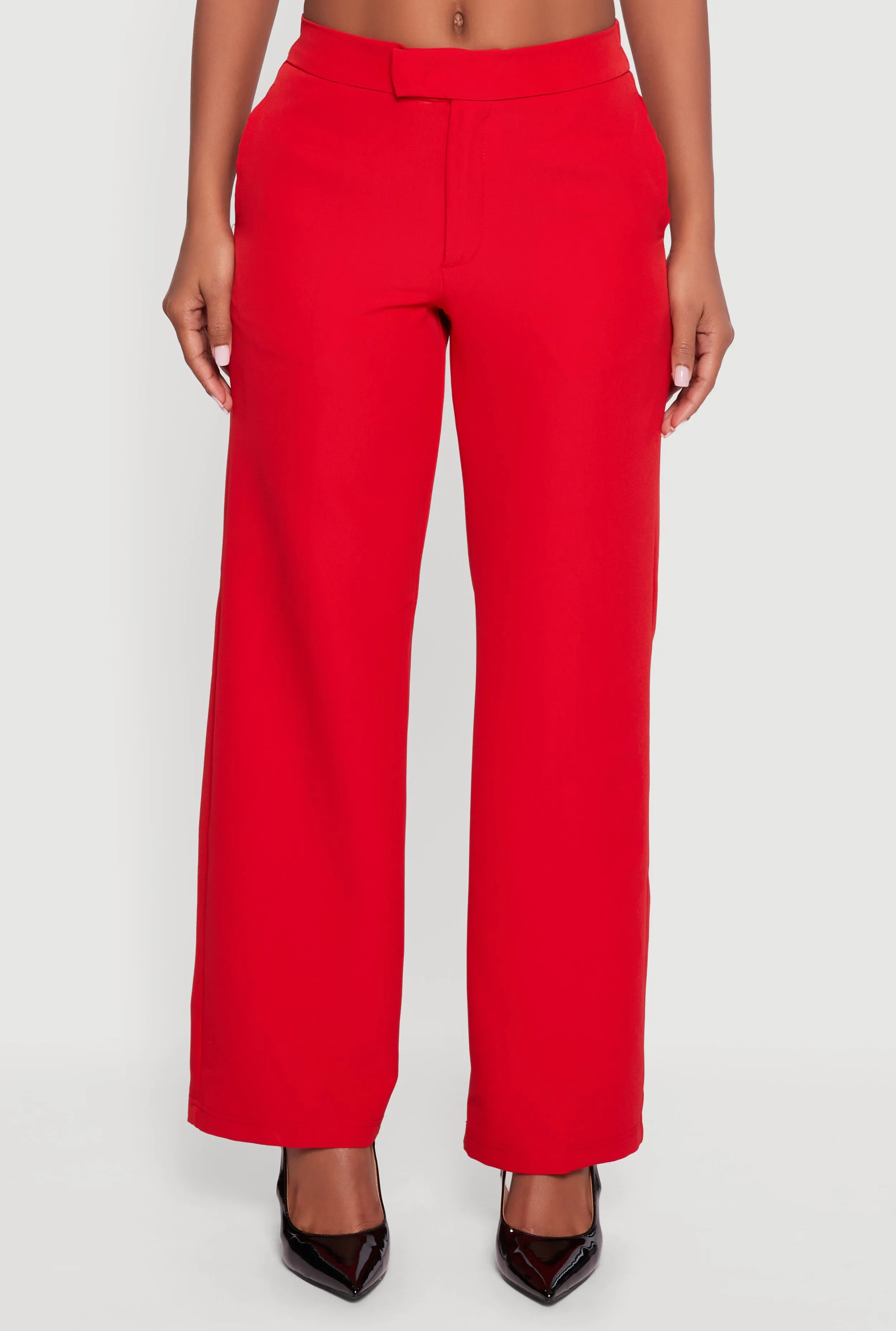 Elastic Waist Straight Leg Dress Pants sold by Rainbow product image thumbnail 3