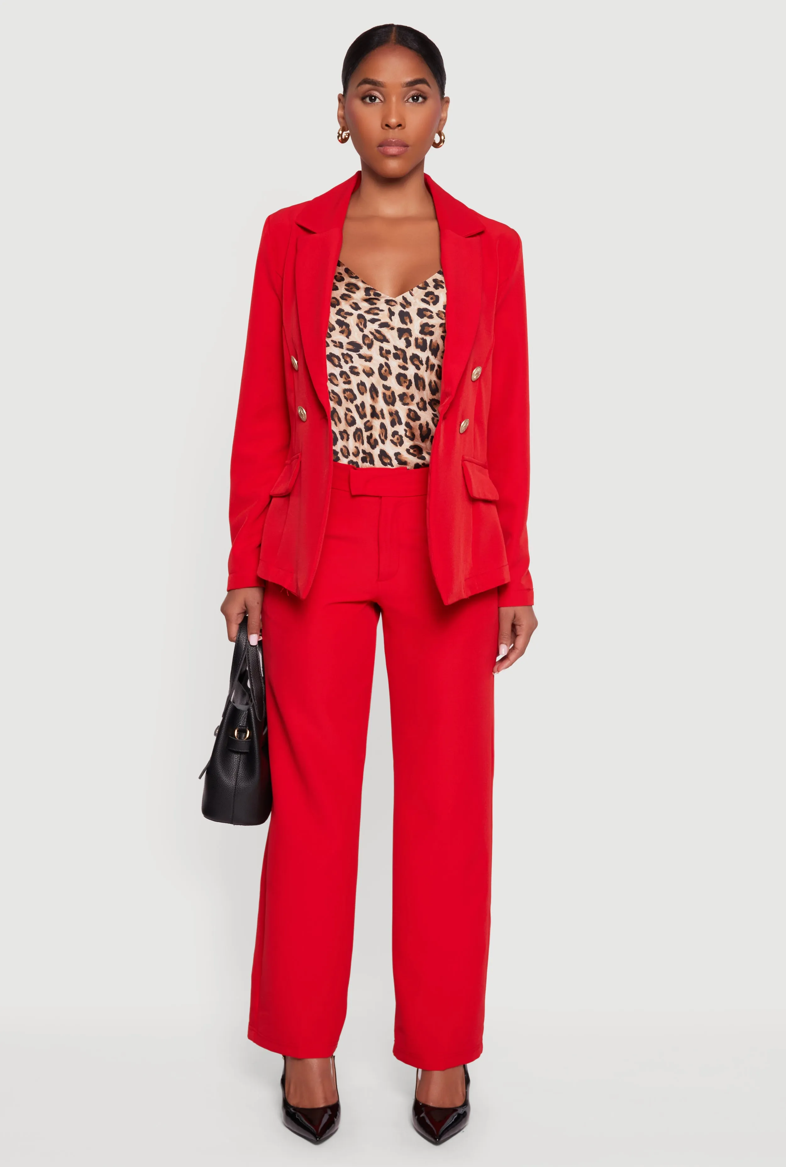 Button Detail Long Sleeve Blazer sold by Rainbow product image thumbnail 3