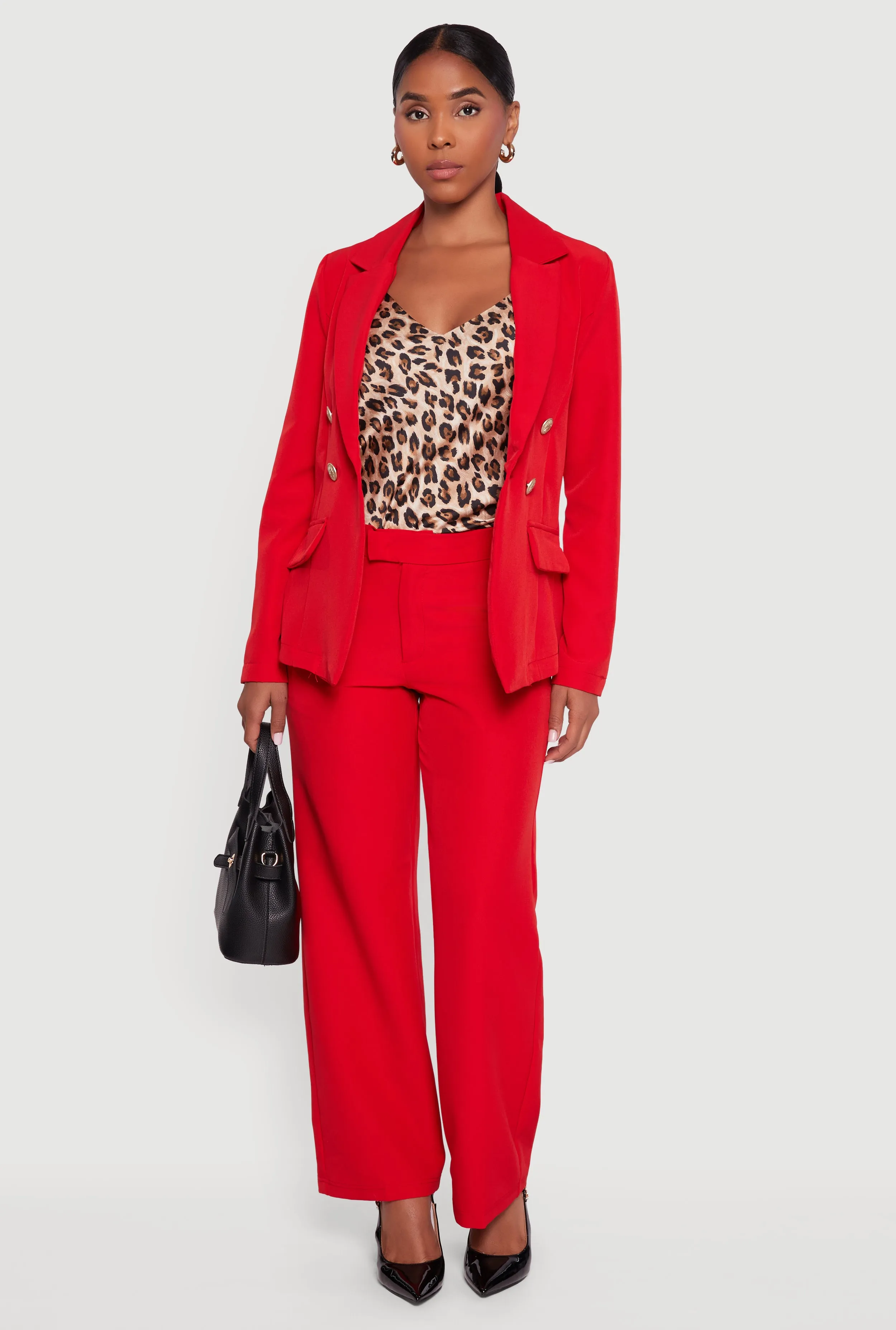 Button Detail Long Sleeve Blazer sold by Rainbow product image thumbnail 2