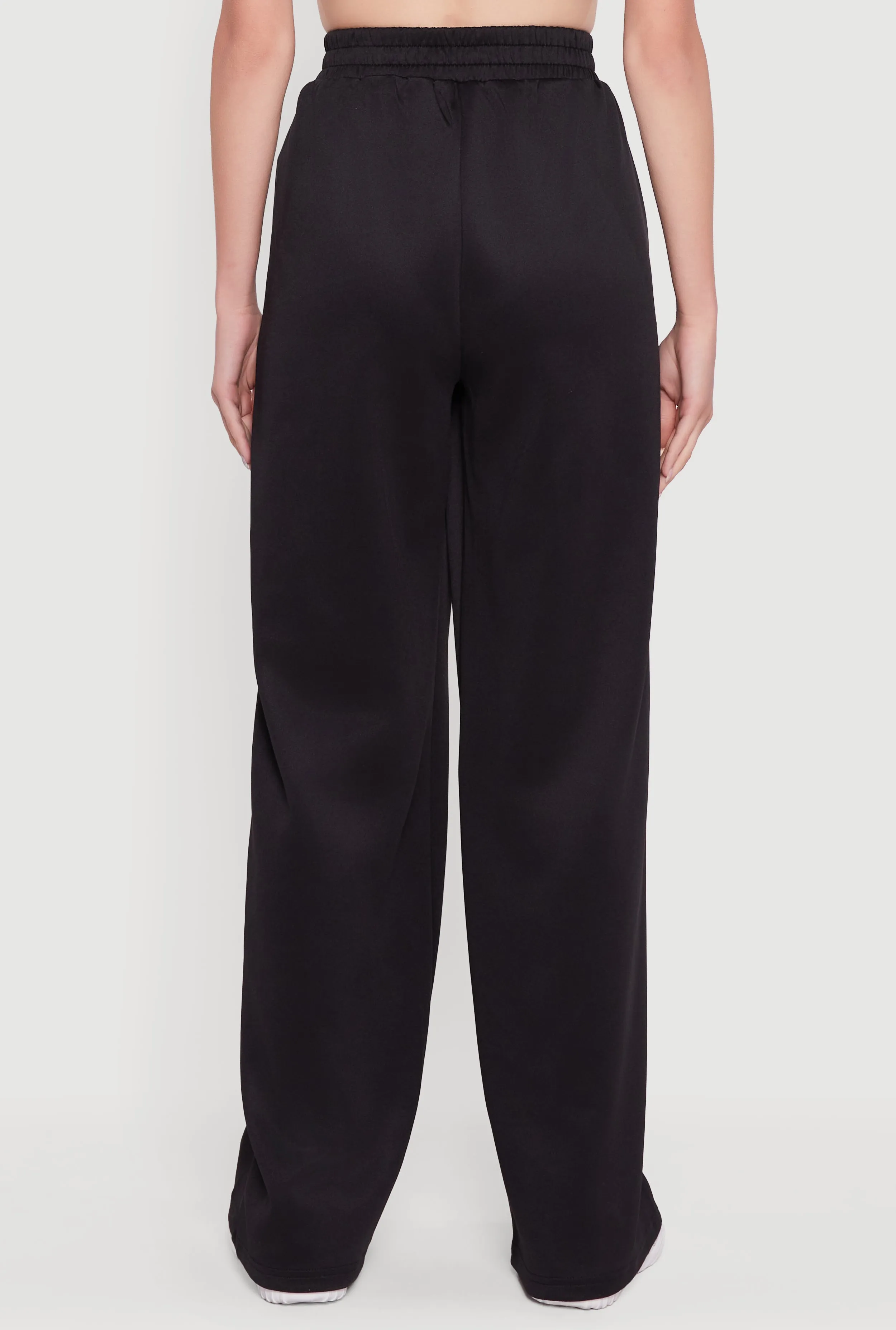 High Waisted Contrast Trim Wide Leg Active Pants sold by Rainbow product image thumbnail 5