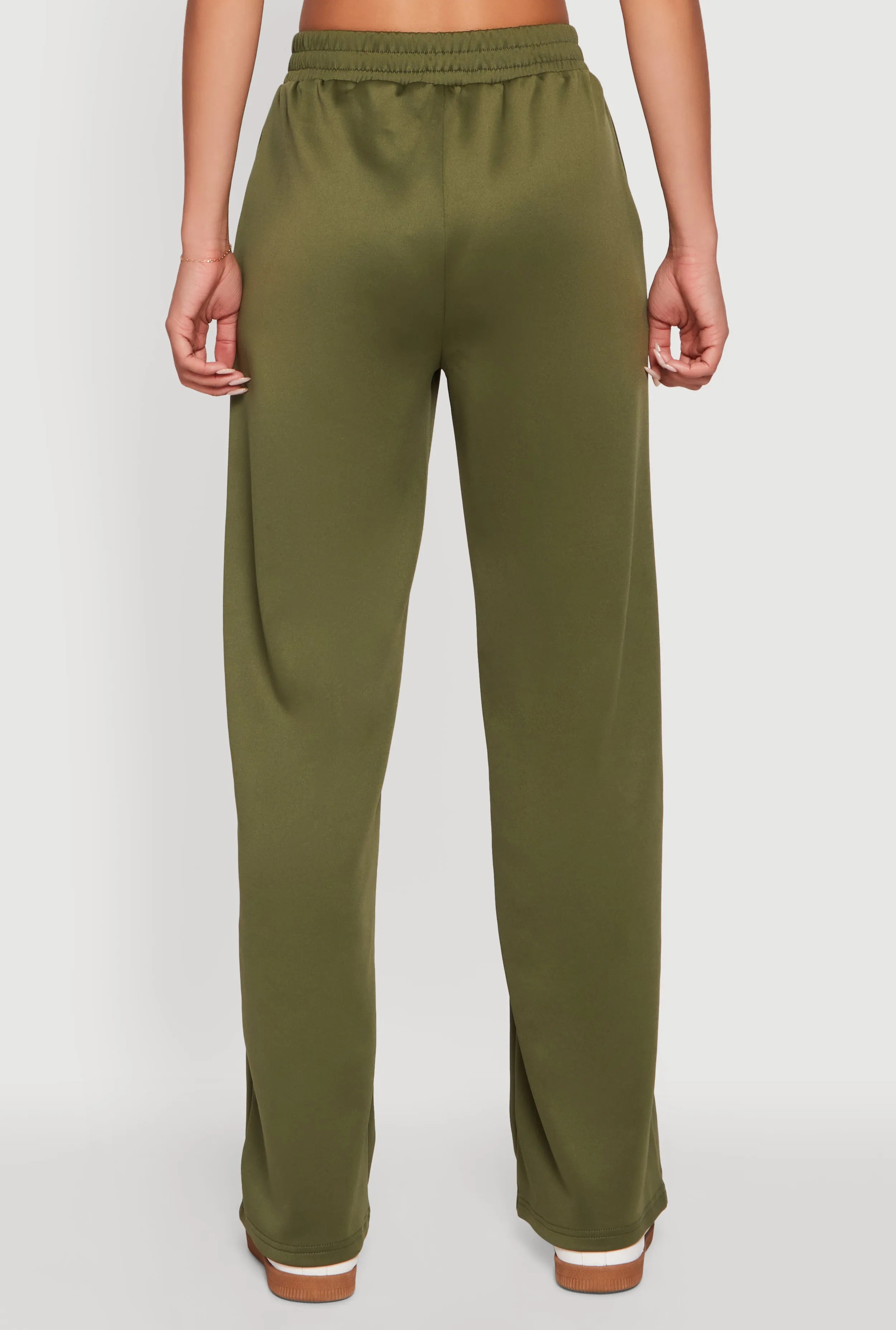 High Waisted Contrast Trim Wide Leg Active Pants sold by Rainbow product image thumbnail 5