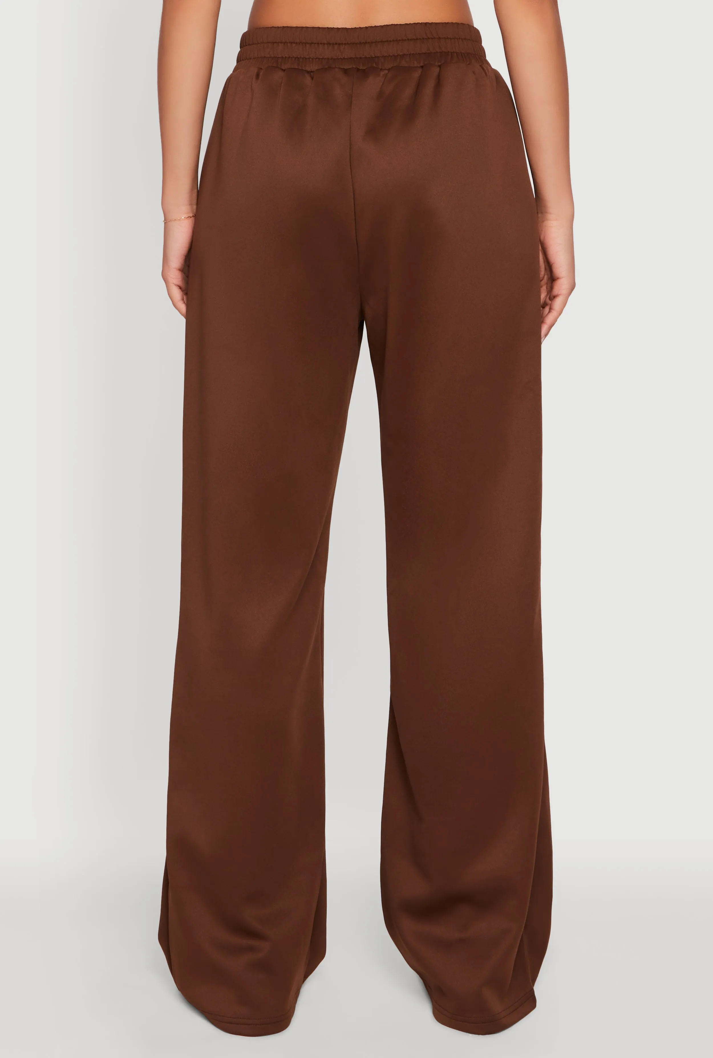 High Waisted Contrast Trim Wide Leg Active Pants sold by Rainbow product image thumbnail 5