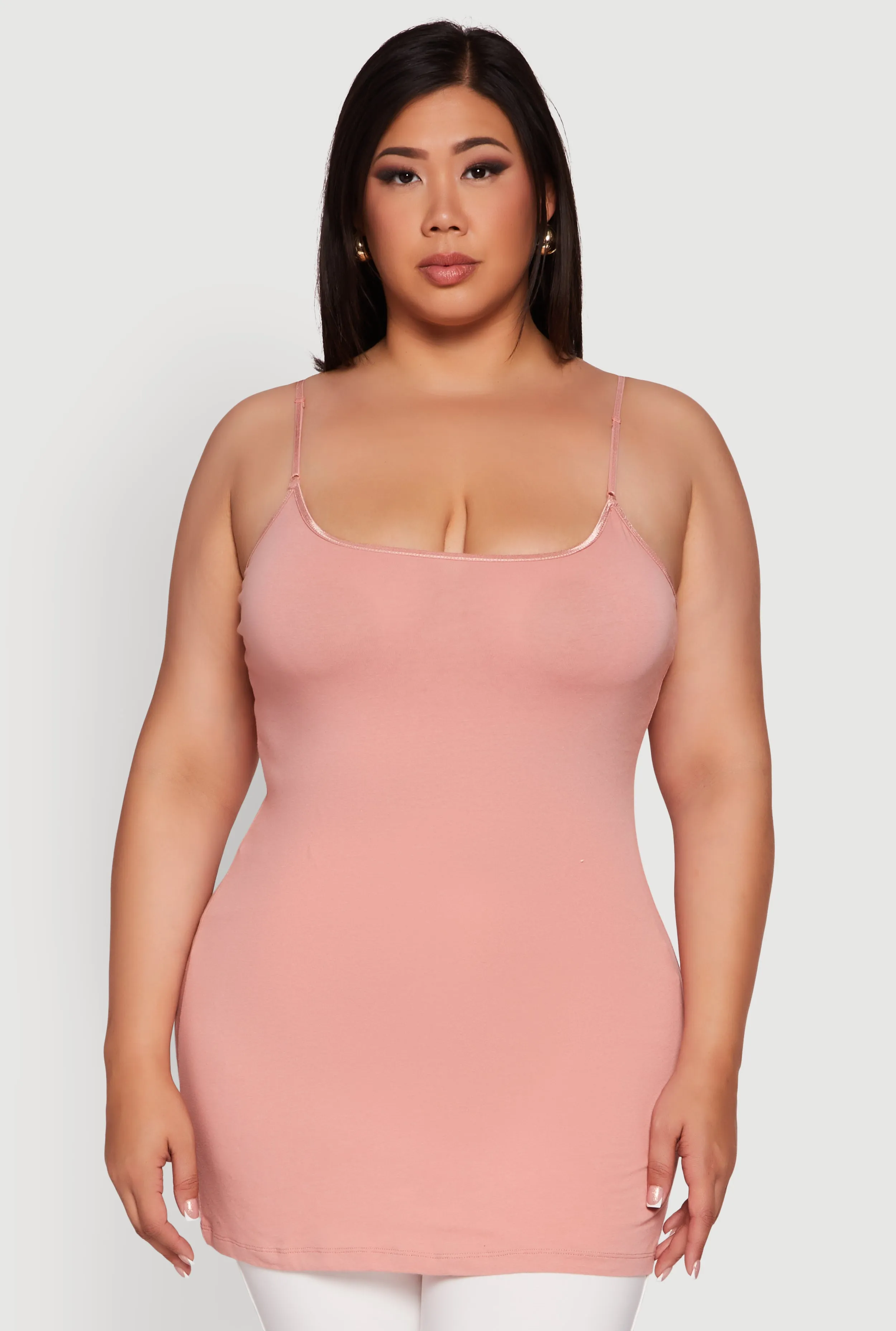 Plus Size Solid Scoop Neck Cami sold by Rainbow product image thumbnail 2