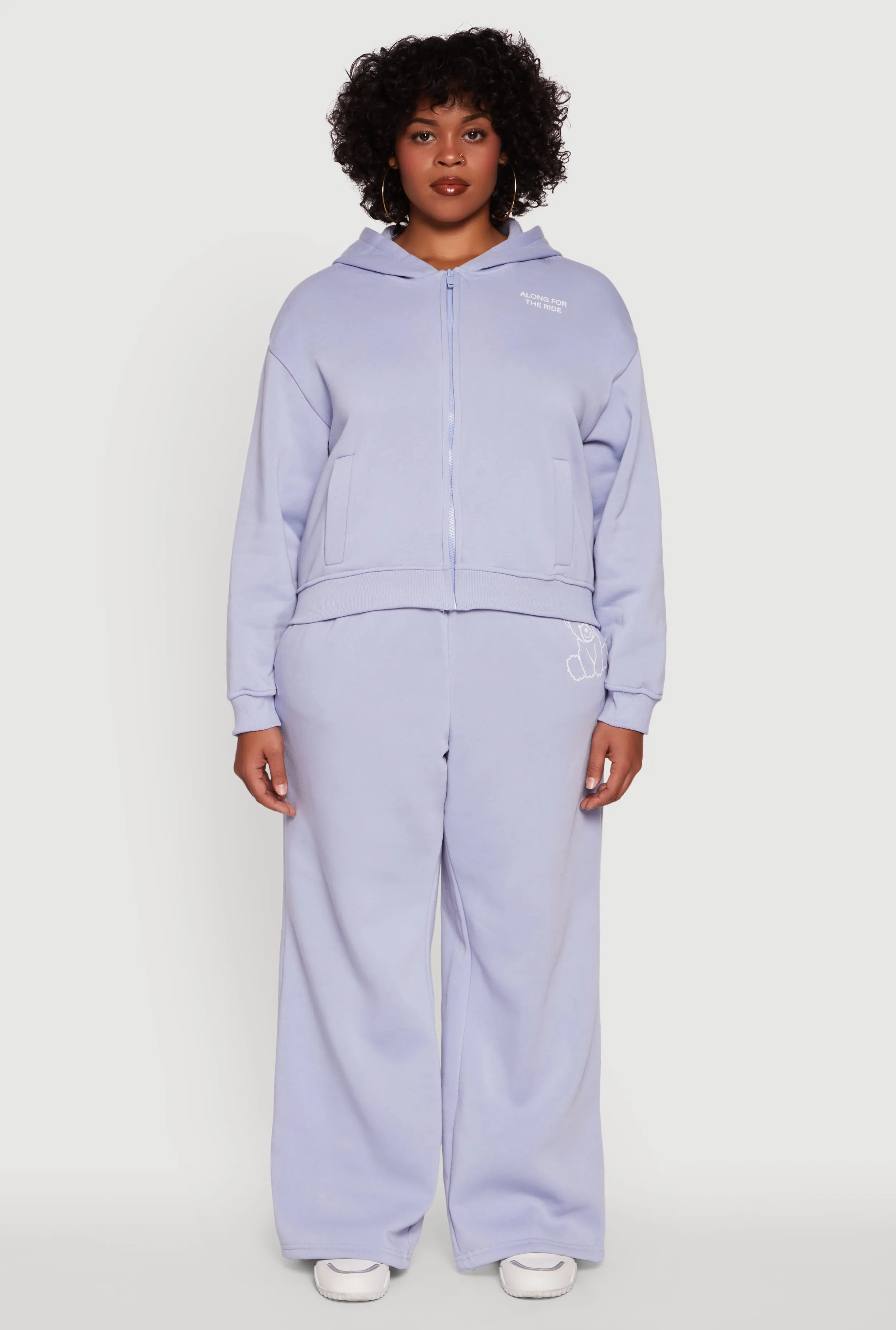 Plus Size Along For The Ride Bear Graphic Sweatshirt sold by Rainbow product image thumbnail 3