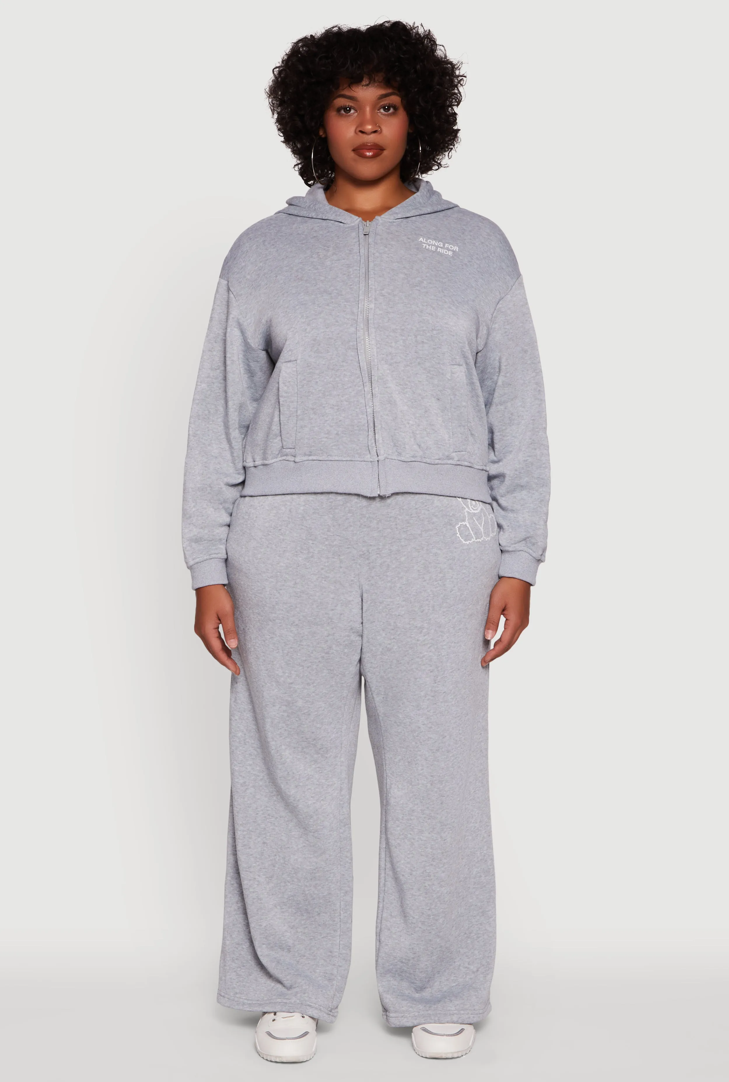 Plus Size Along For The Ride Bear Graphic Sweatshirt sold by Rainbow product image thumbnail 3