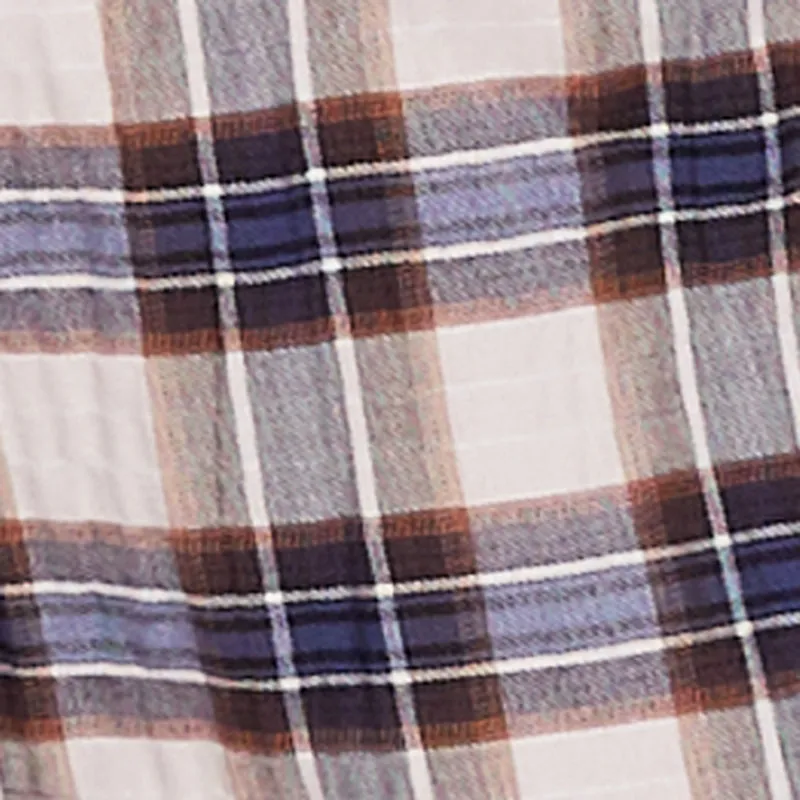 Plaid Long Sleeve Cropped Shirt sold by Rainbow product image thumbnail 4