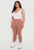 Plus Size High Waisted Basic Fleece Lined Leggings sold by Rainbow