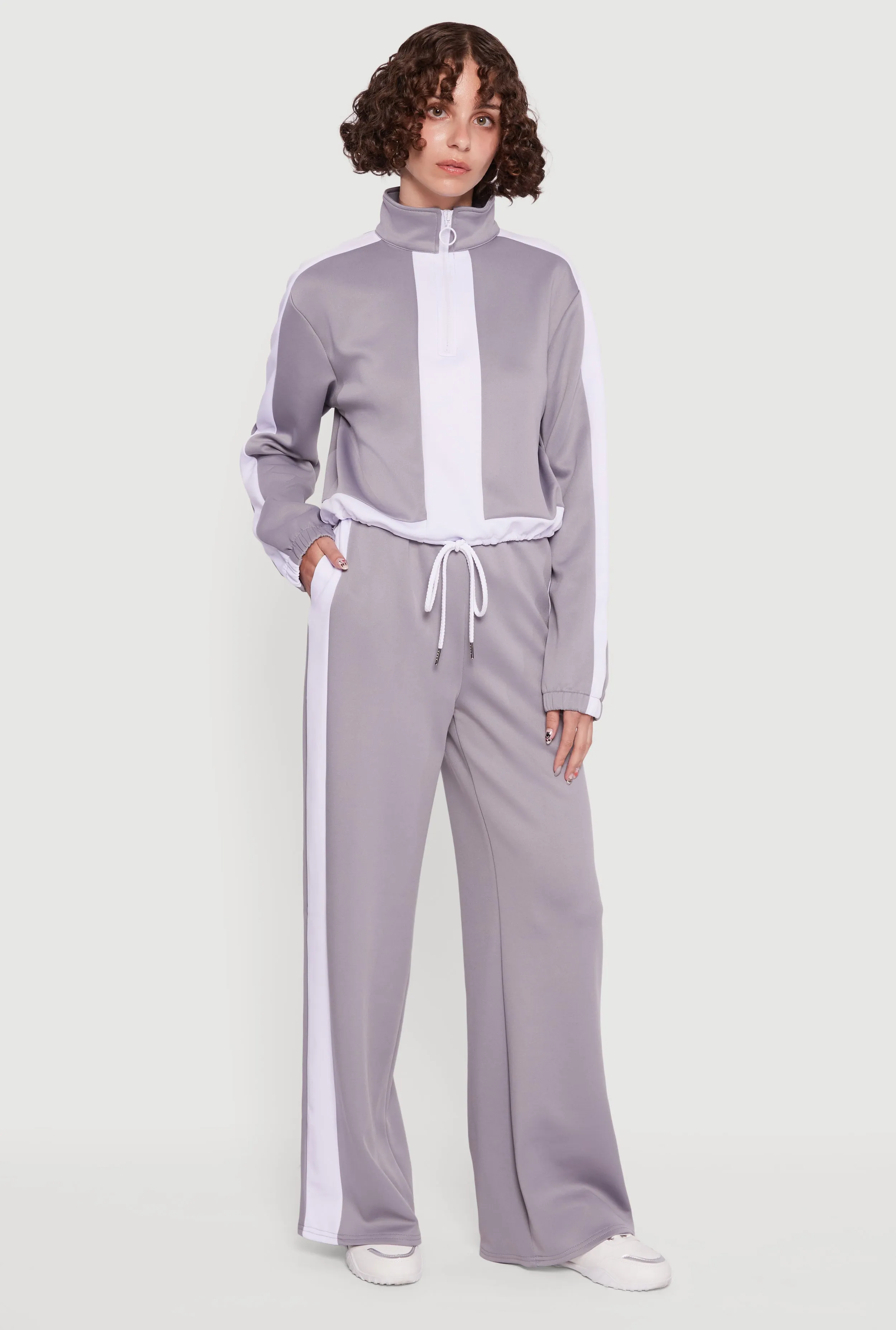 Wide Leg Active Pants with Side Stripe sold by Rainbow product image thumbnail 2