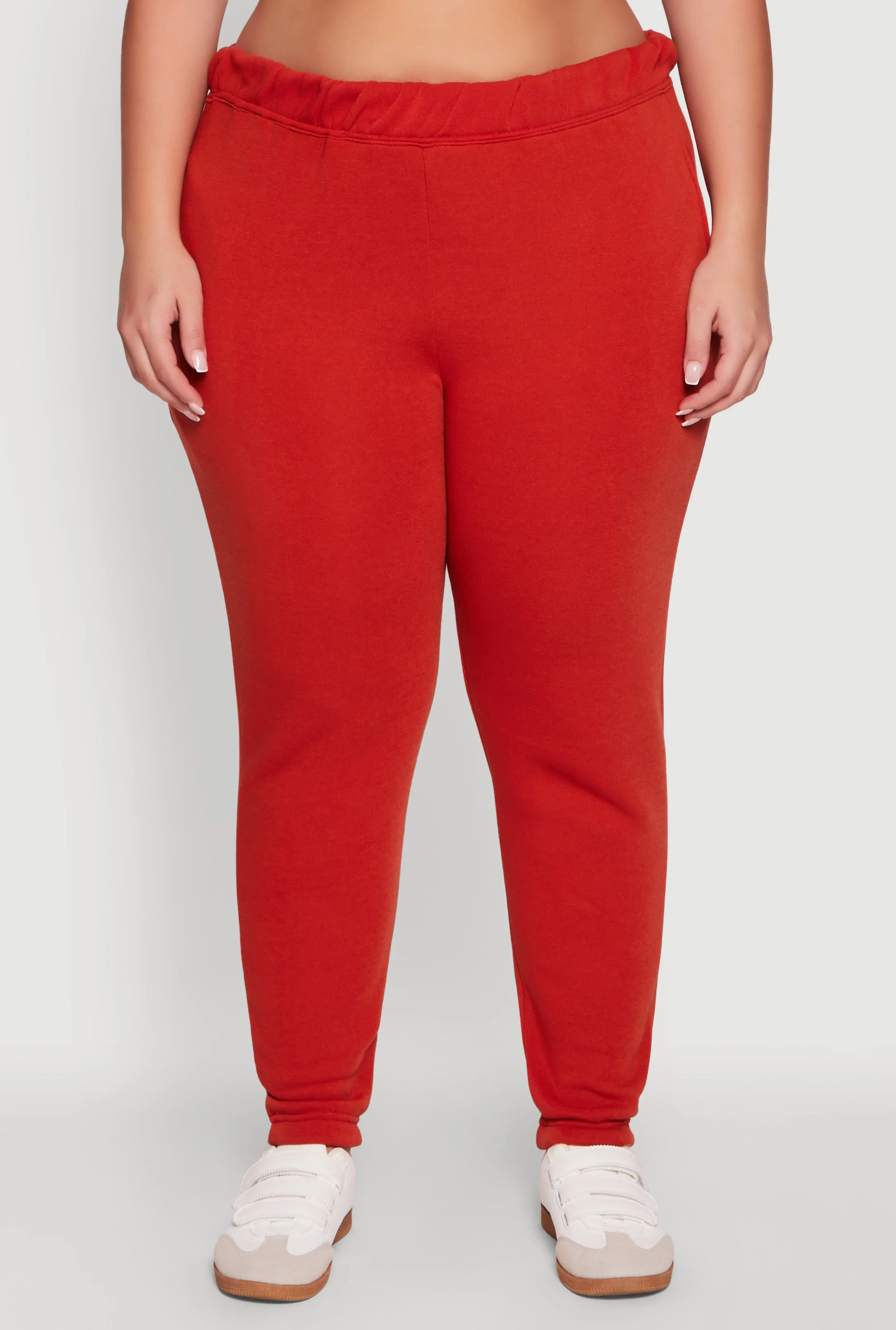 Plus Size Fleece High Waisted Sweatpants sold by Rainbow product image thumbnail 3