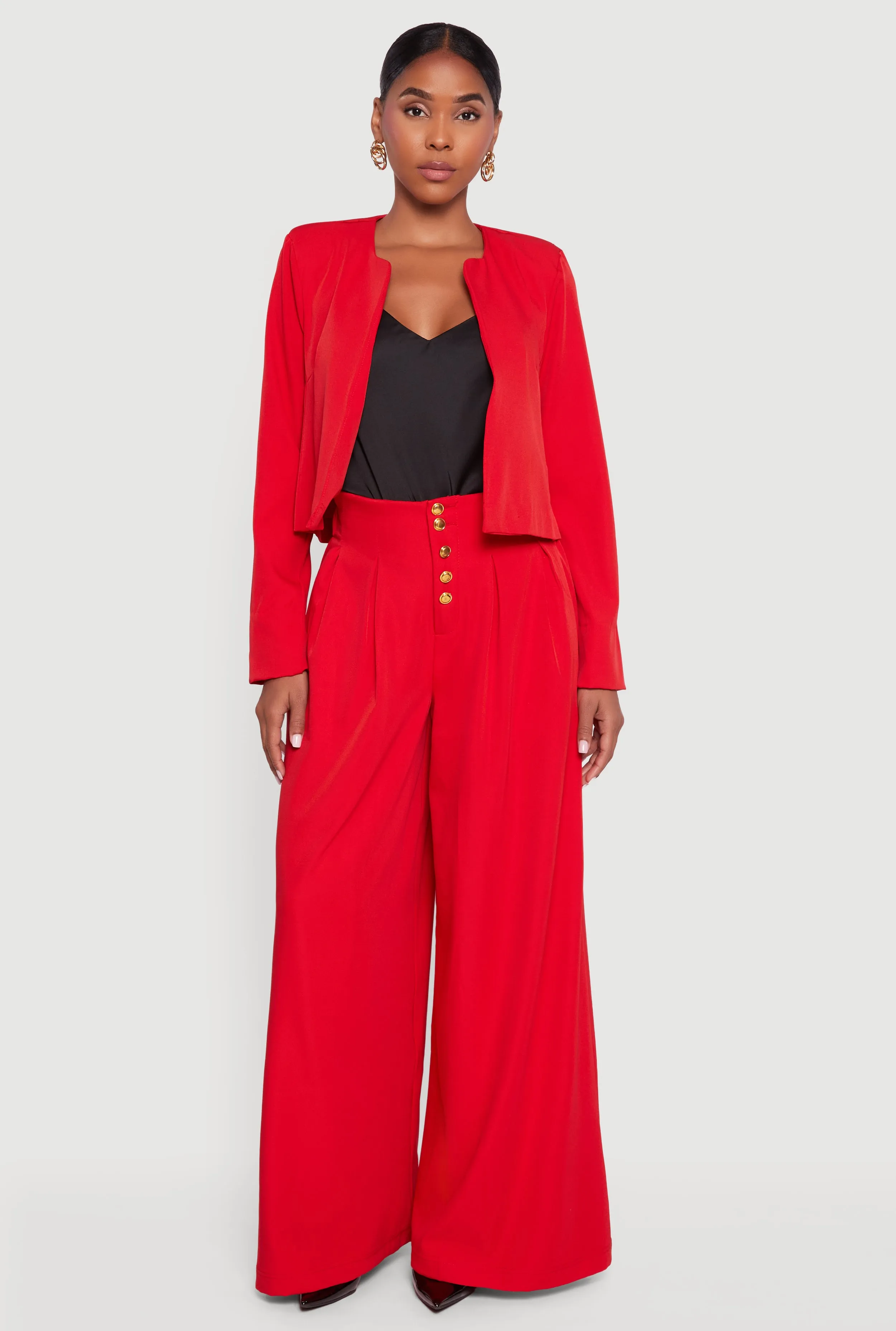 Padded Shoulder Blazer sold by Rainbow product image thumbnail 2