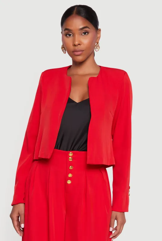 Padded Shoulder Blazer sold by Rainbow