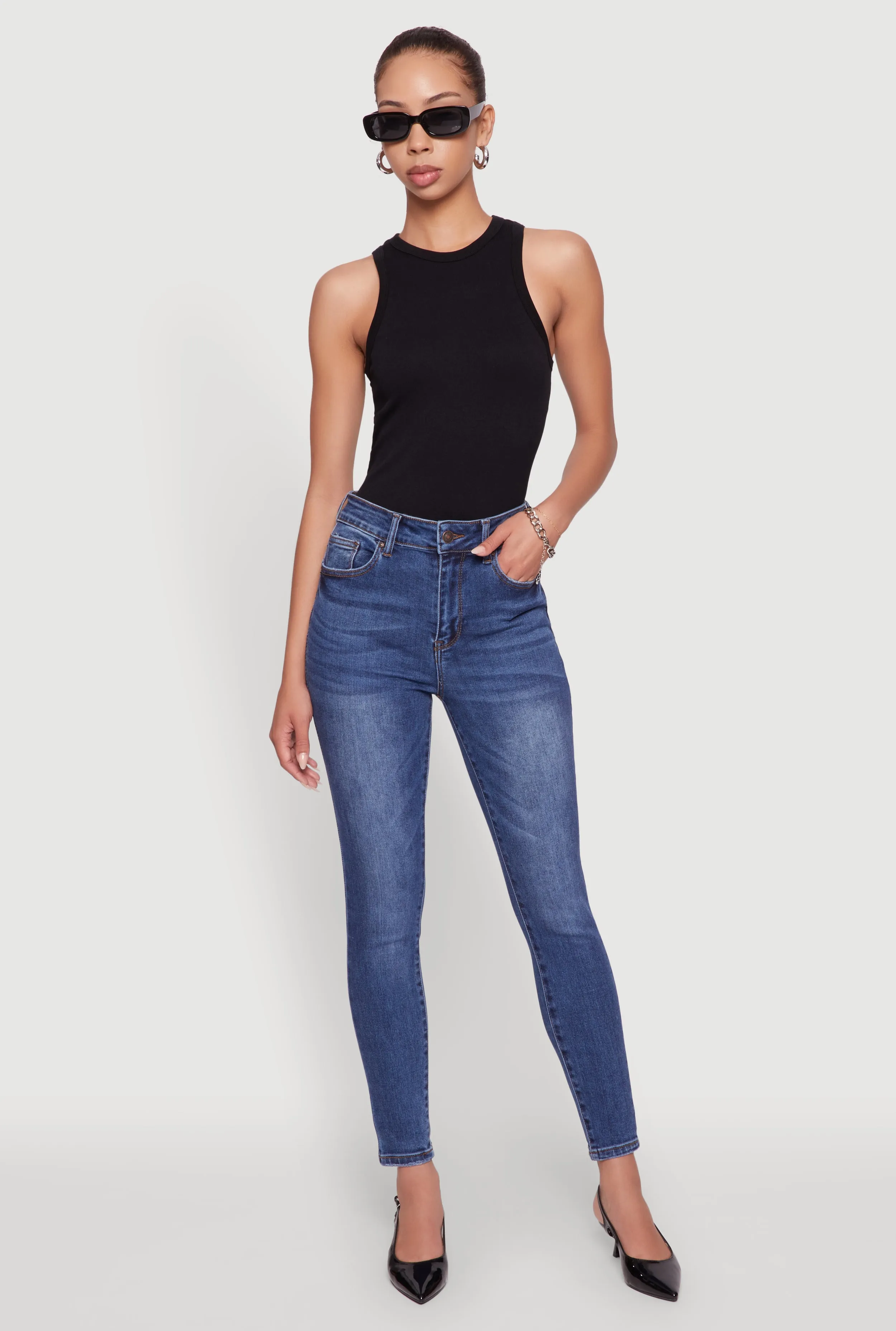 WAX Push Up High Rise Skinny Jeans sold by Rainbow product image thumbnail 3