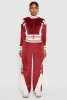 Velour High Waisted Striped Detail Wide Leg Pants sold by Rainbow