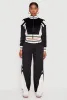 Velour High Waisted Striped Detail Wide Leg Pants sold by Rainbow