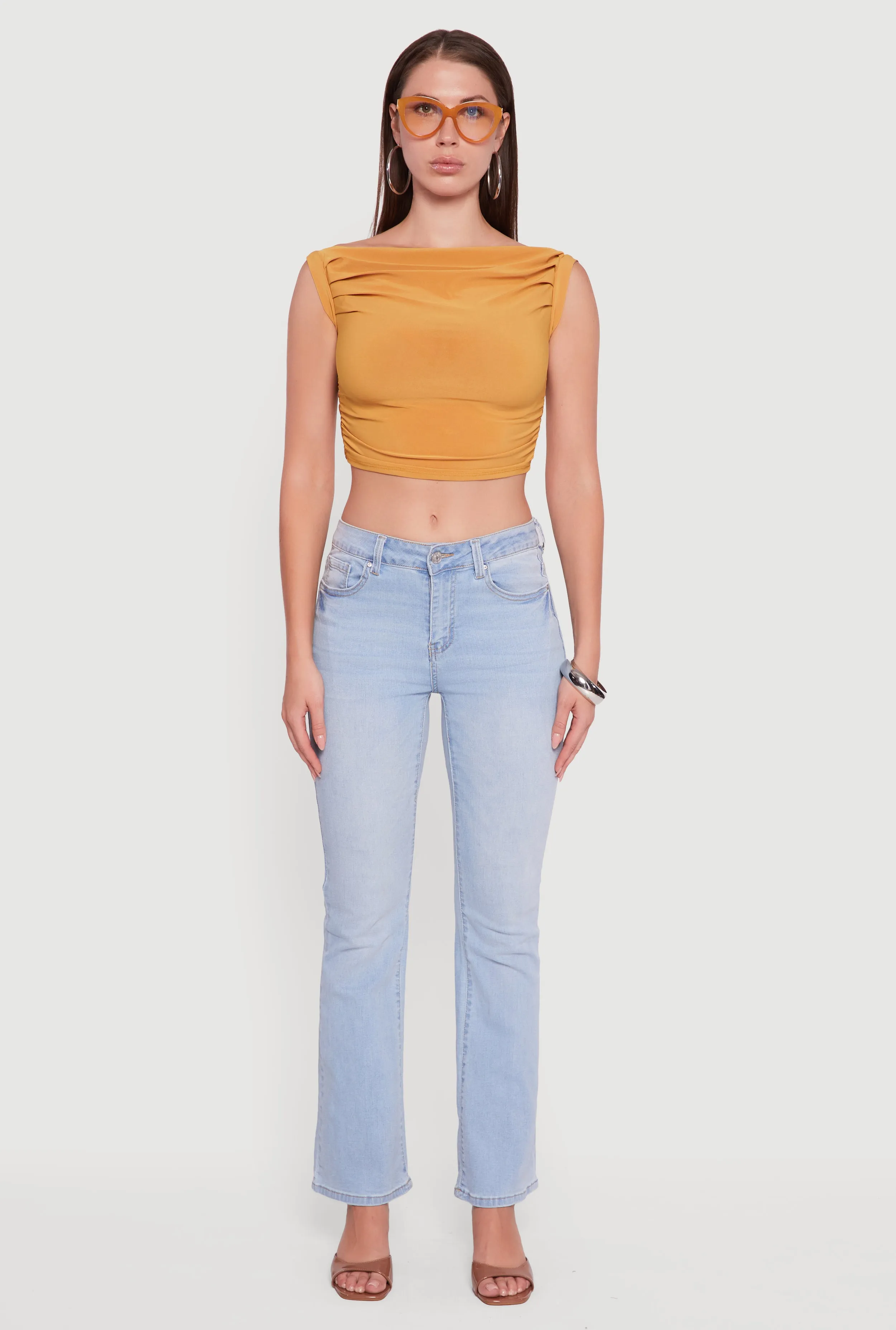 Chic Sleeveless Pleated Blouse sold by Rainbow product image thumbnail 3