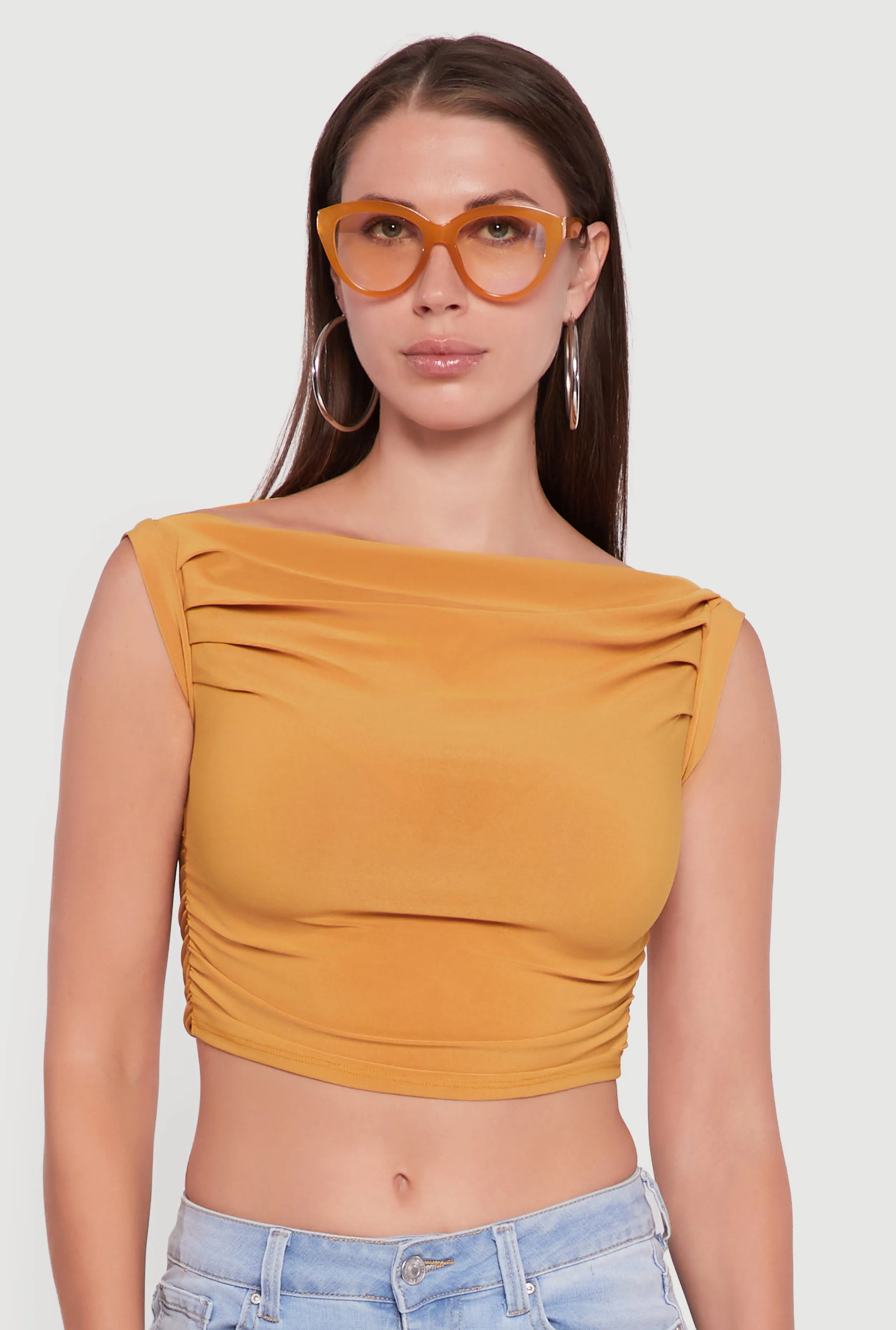 Chic Sleeveless Pleated Blouse sold by Rainbow product image thumbnail 2