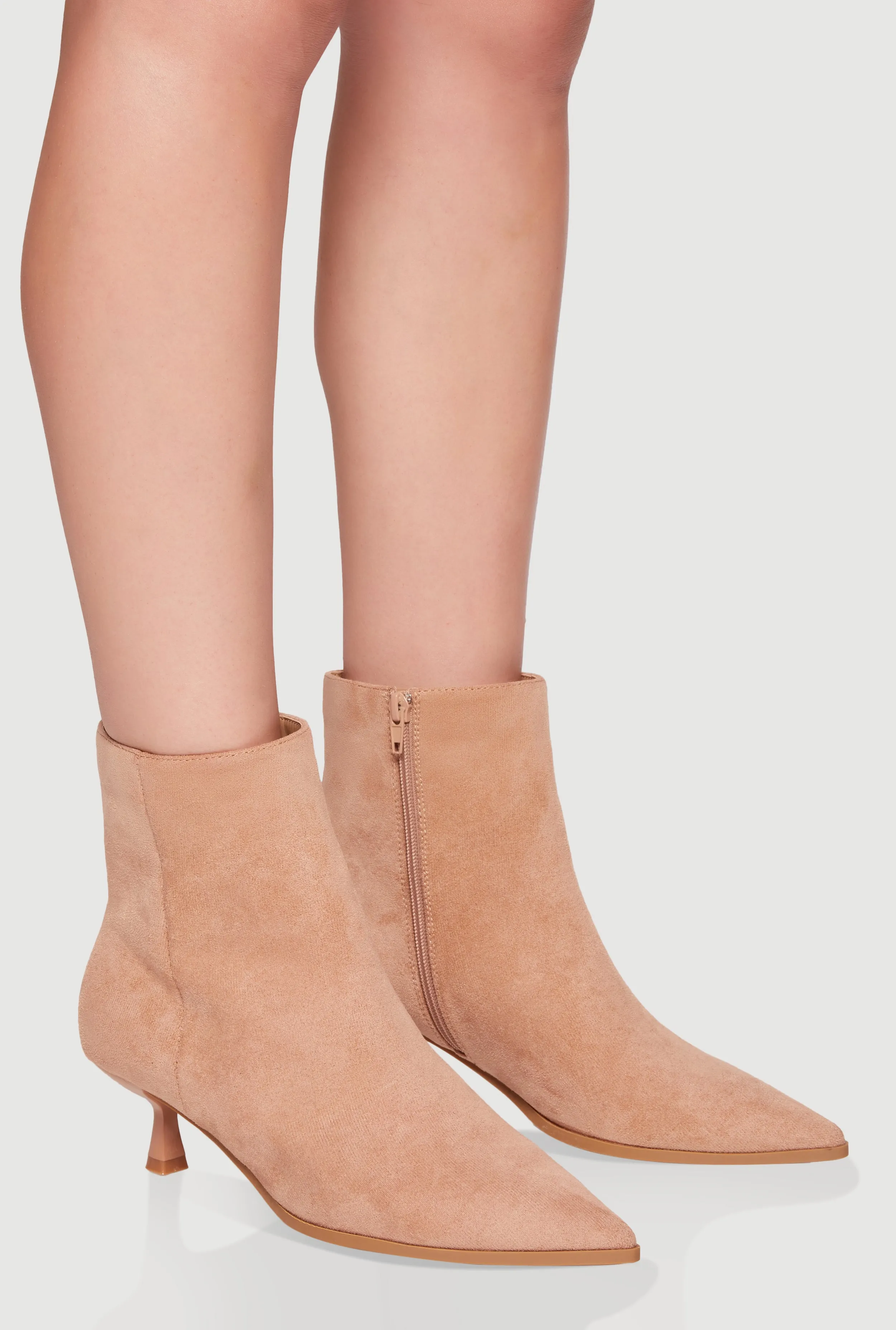 Pointed Toe Low Heel Ankle Boots sold by Rainbow product image thumbnail 2