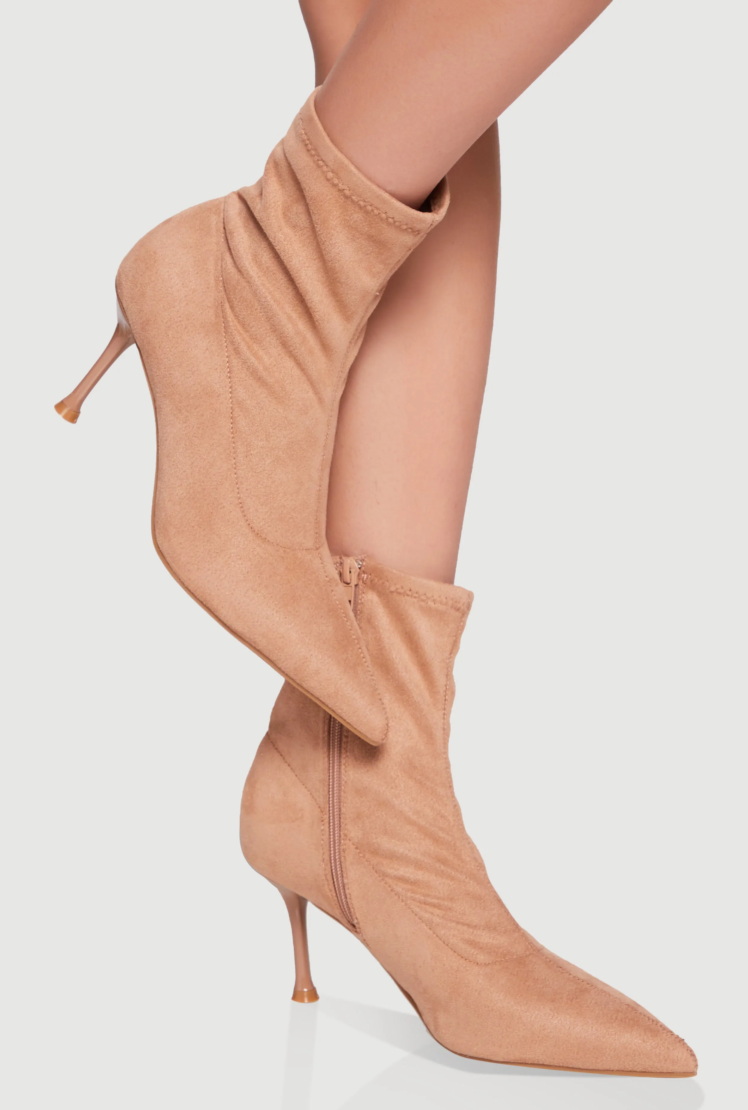 Pointed Toe Stiletto Heel Ankle Boots sold by Rainbow