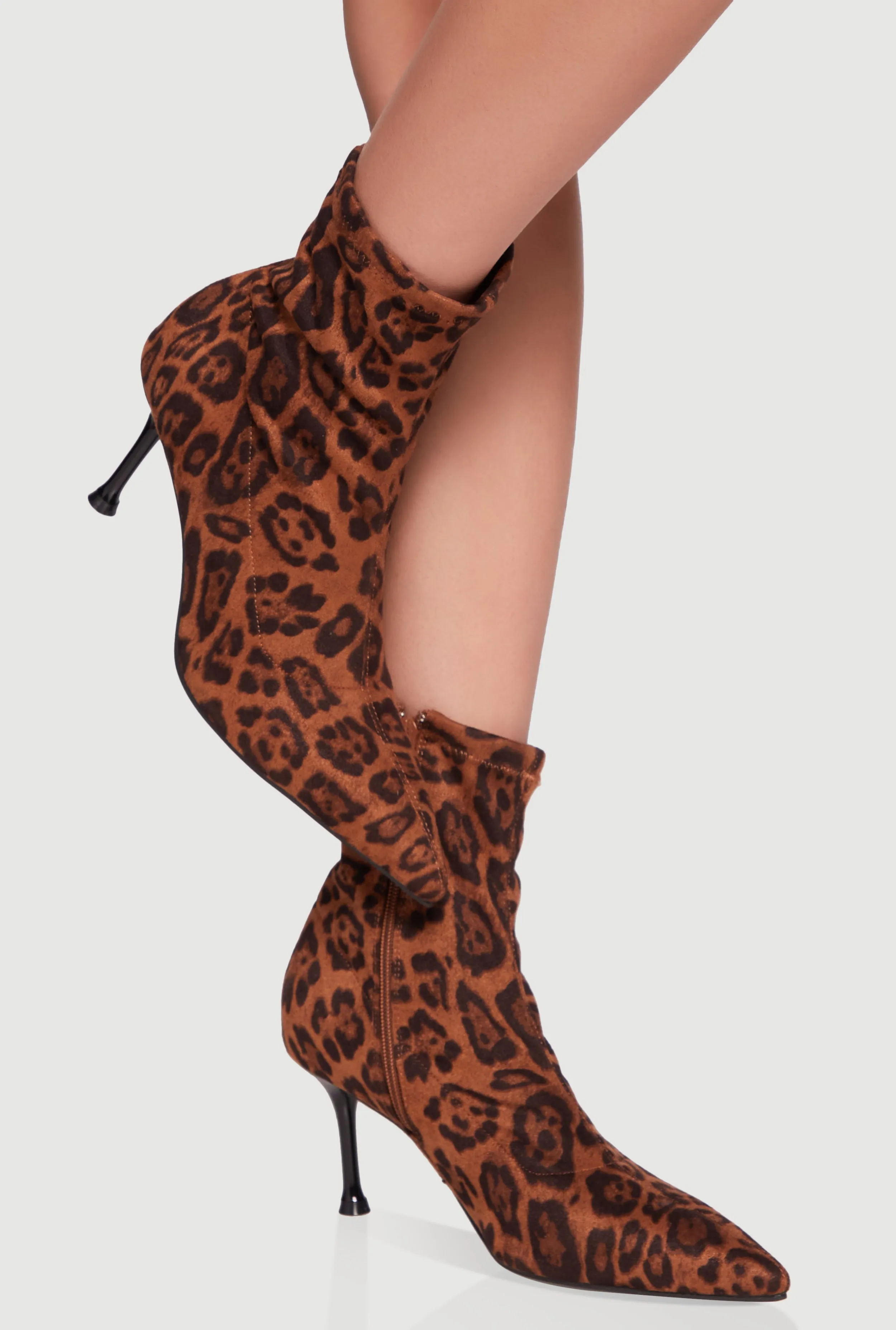 Pointed Toe Stiletto Heel Ankle Boots sold by Rainbow