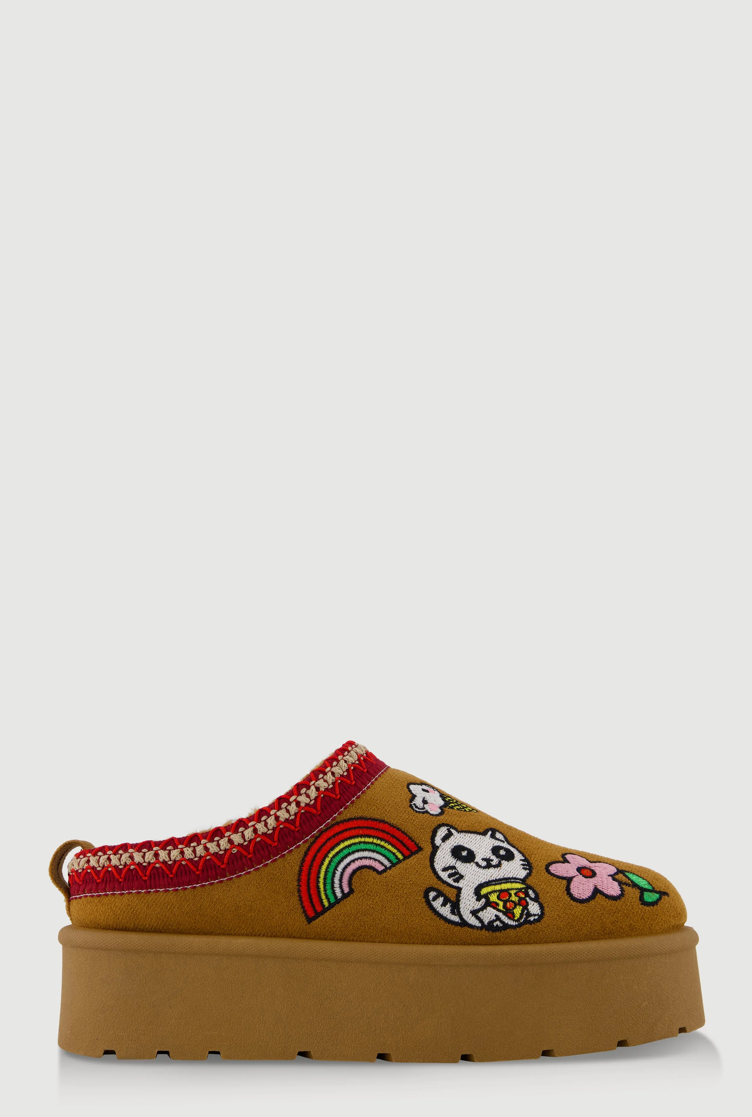 Embroidered Graphic Platform Clogs sold by Rainbow product image thumbnail 2