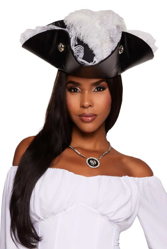Black Pearl Pirate Hat sold by Rainbow