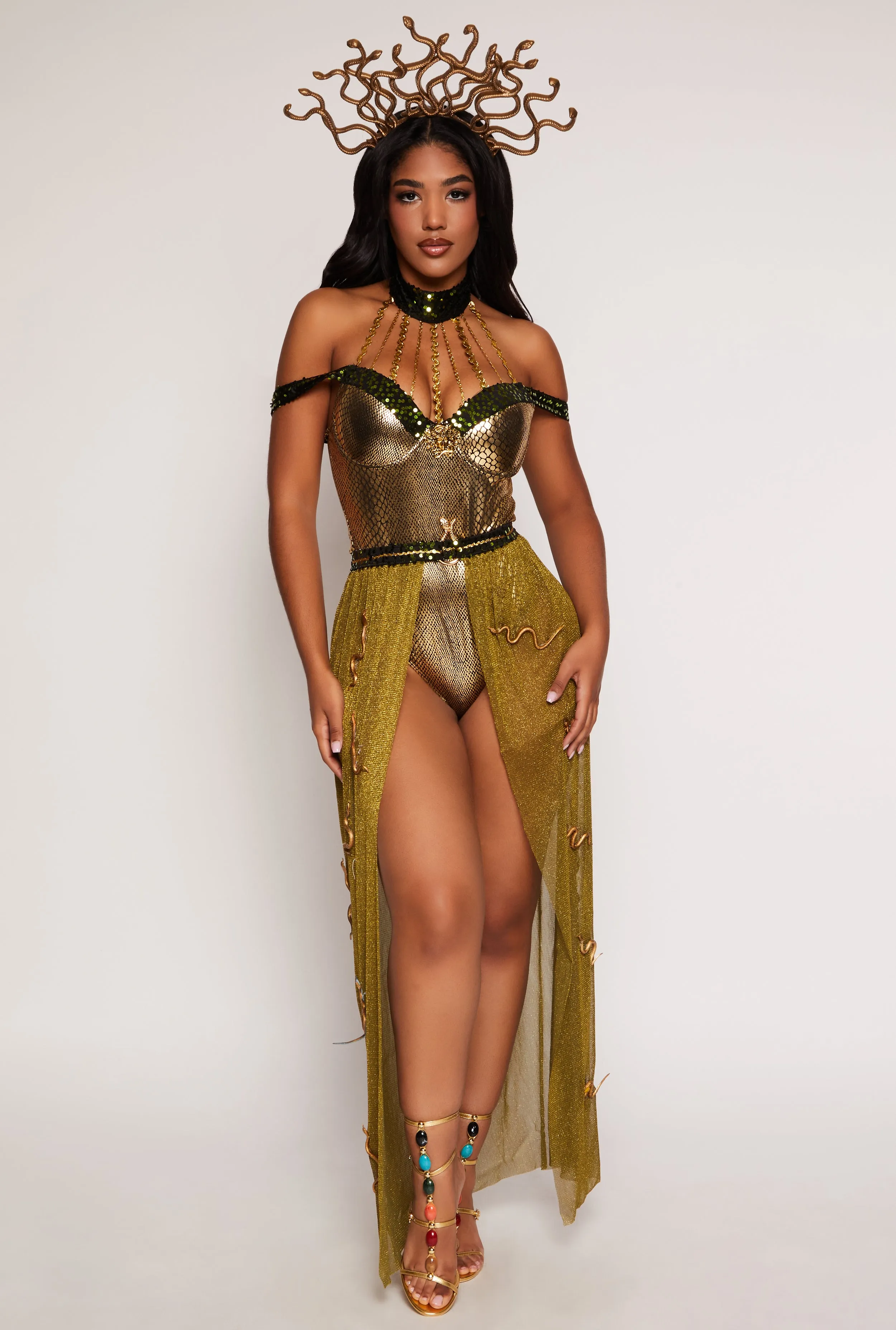 Enchanting Serpent Queen Costume sold by Rainbow
