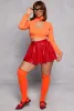 Sexy Smarty Detective Costume with Wig sold by Rainbow