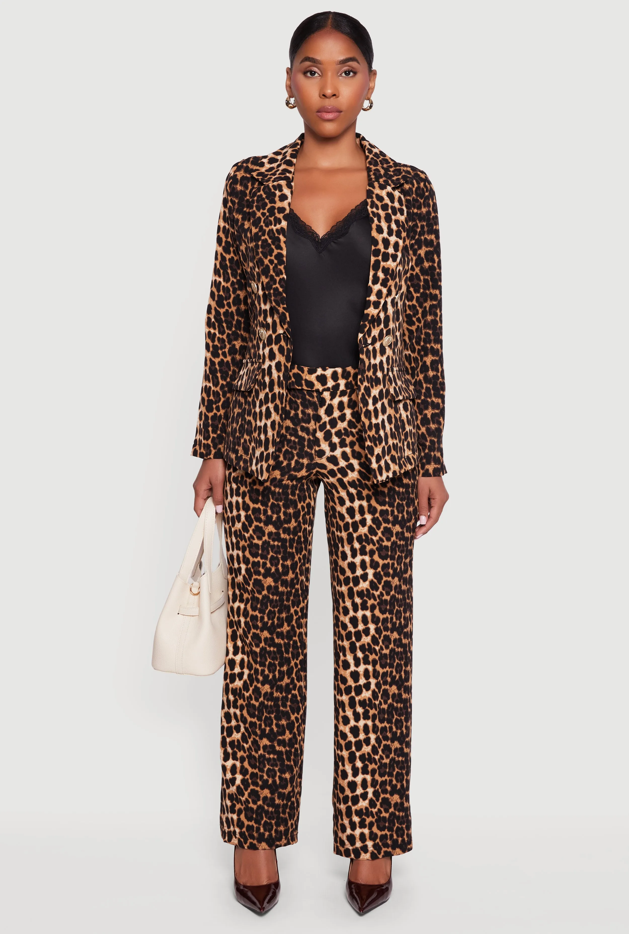 Button Detail Long Sleeve Blazer sold by Rainbow product image thumbnail 3