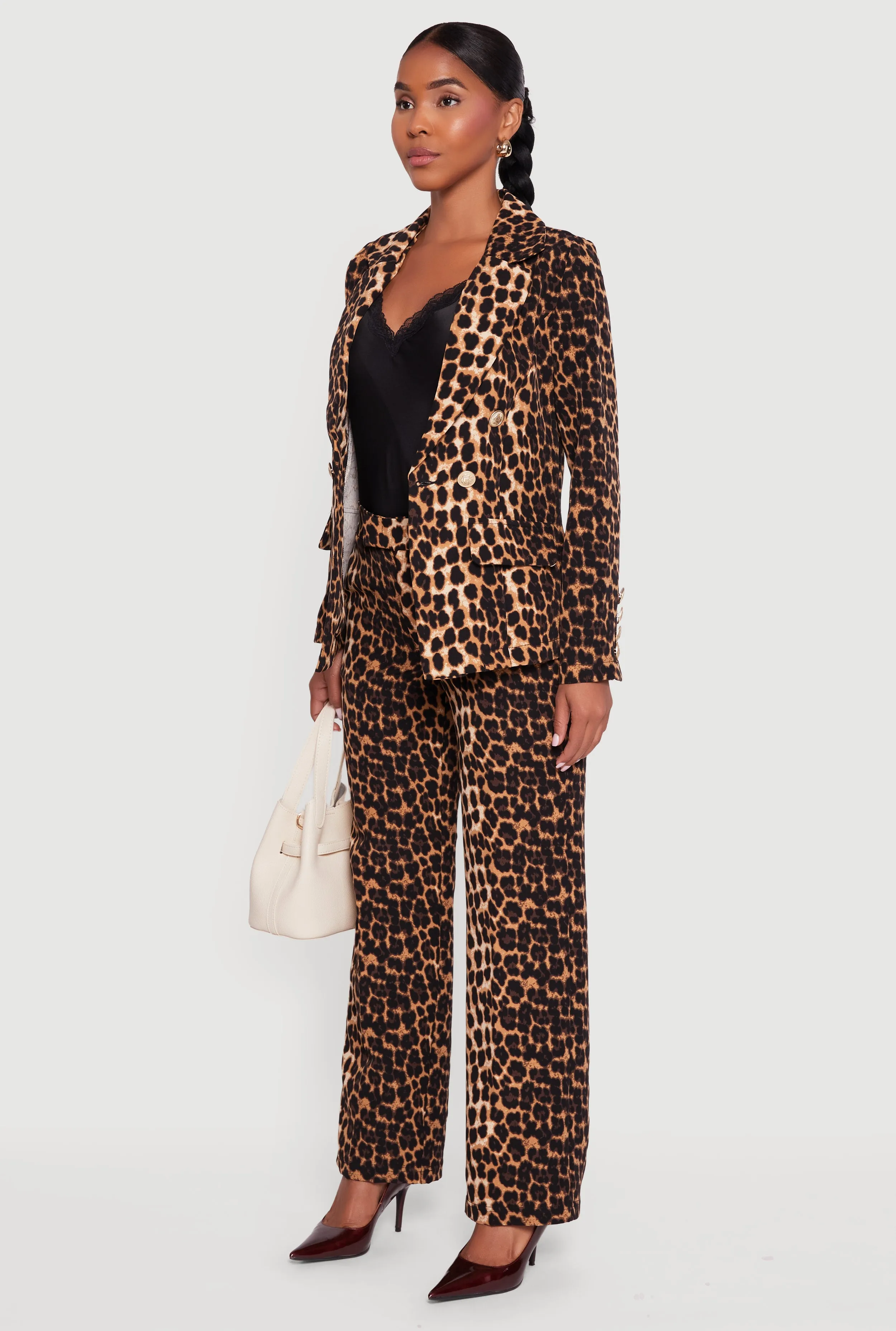 Button Detail Long Sleeve Blazer sold by Rainbow product image thumbnail 5