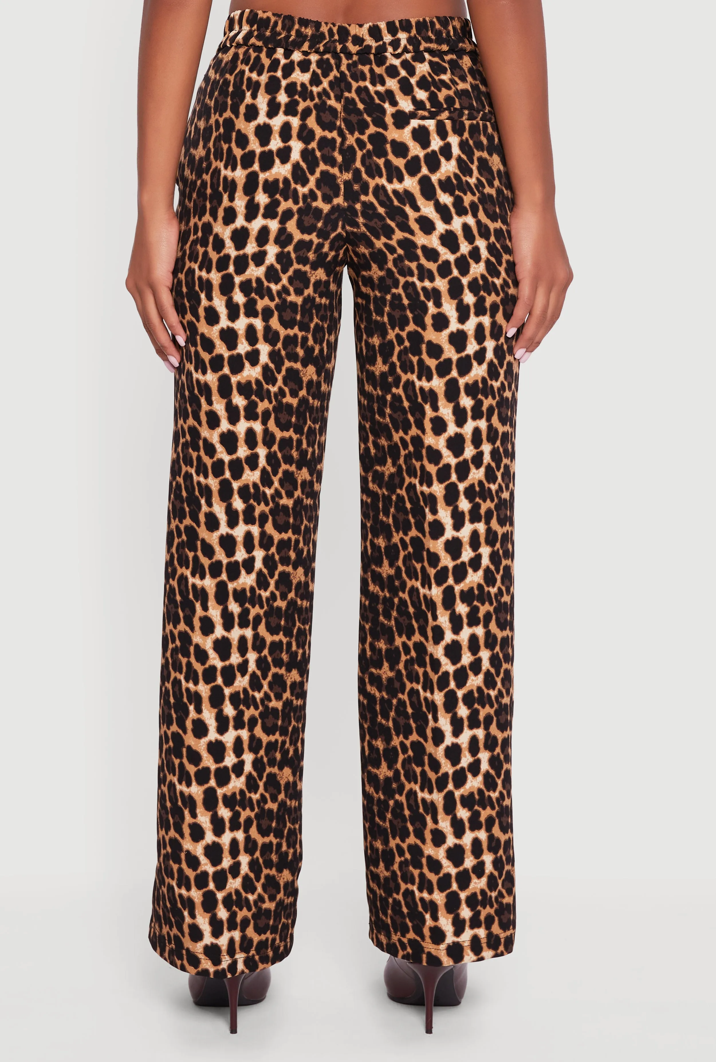 Elastic Waist Straight Leg Dress Pants sold by Rainbow product image thumbnail 5