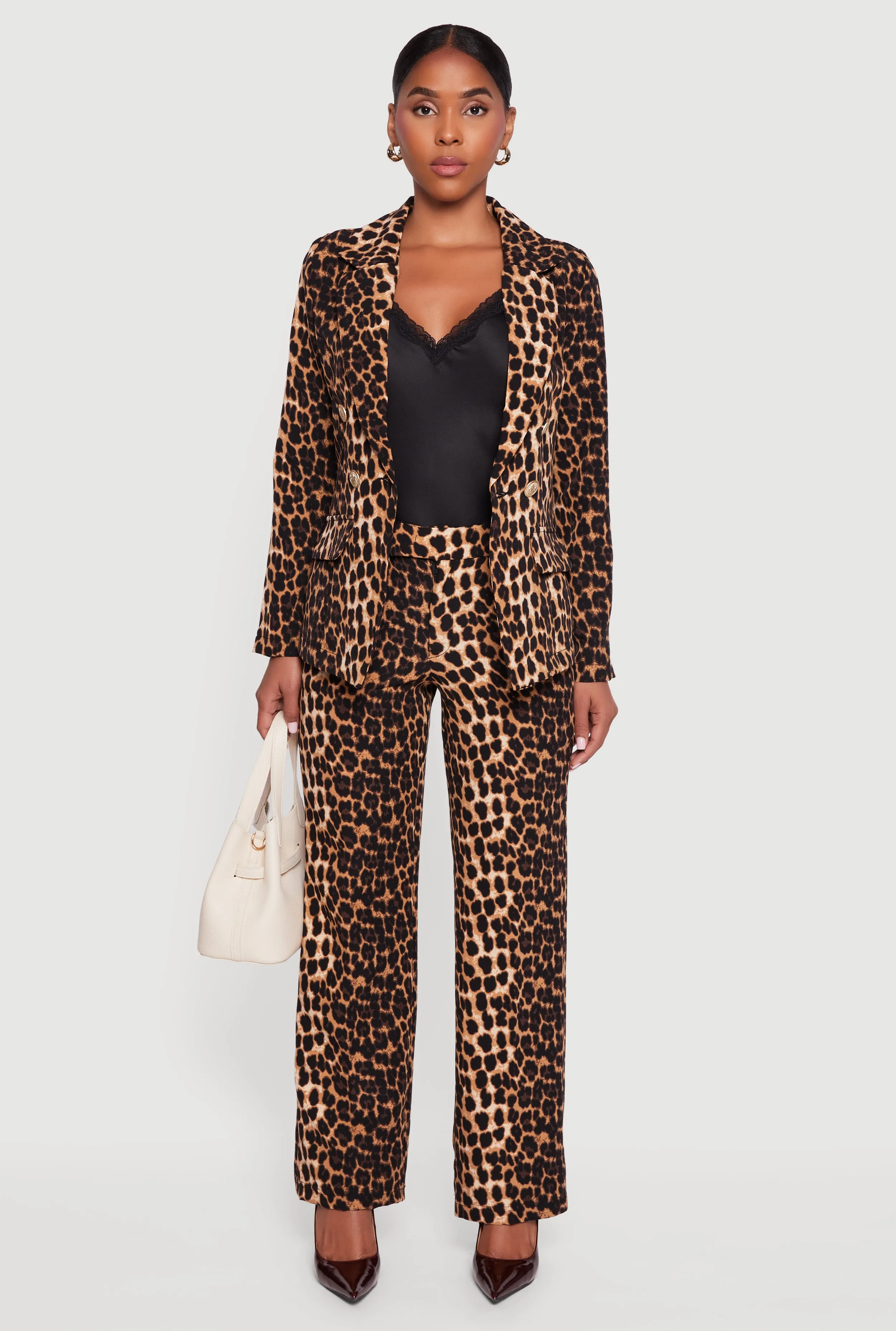 Elastic Waist Straight Leg Dress Pants sold by Rainbow product image thumbnail 2