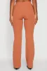 High Waisted Ribbed Knit Flared Pants sold by Rainbow