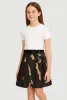 Girls Camo Hyper Stretch Pleated Skirt with Belt sold by Rainbow
