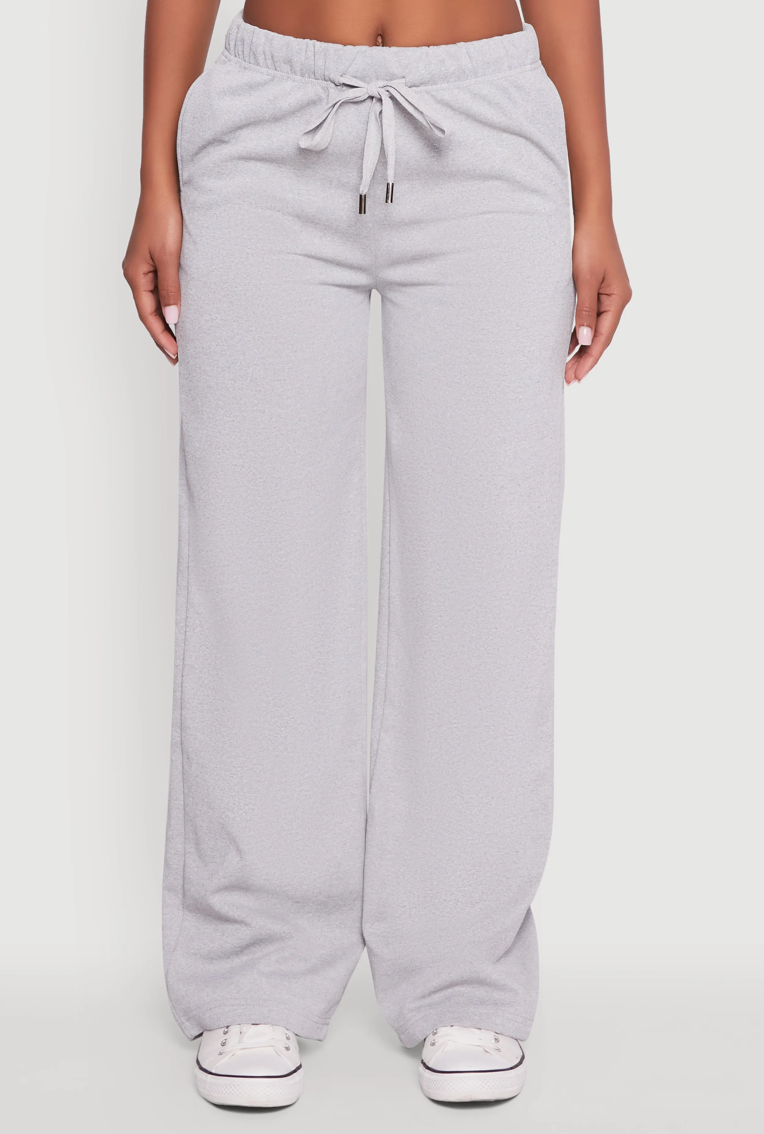 High Waisted Wide Leg Fleece Lined Sweatpants sold by Rainbow product image thumbnail 5