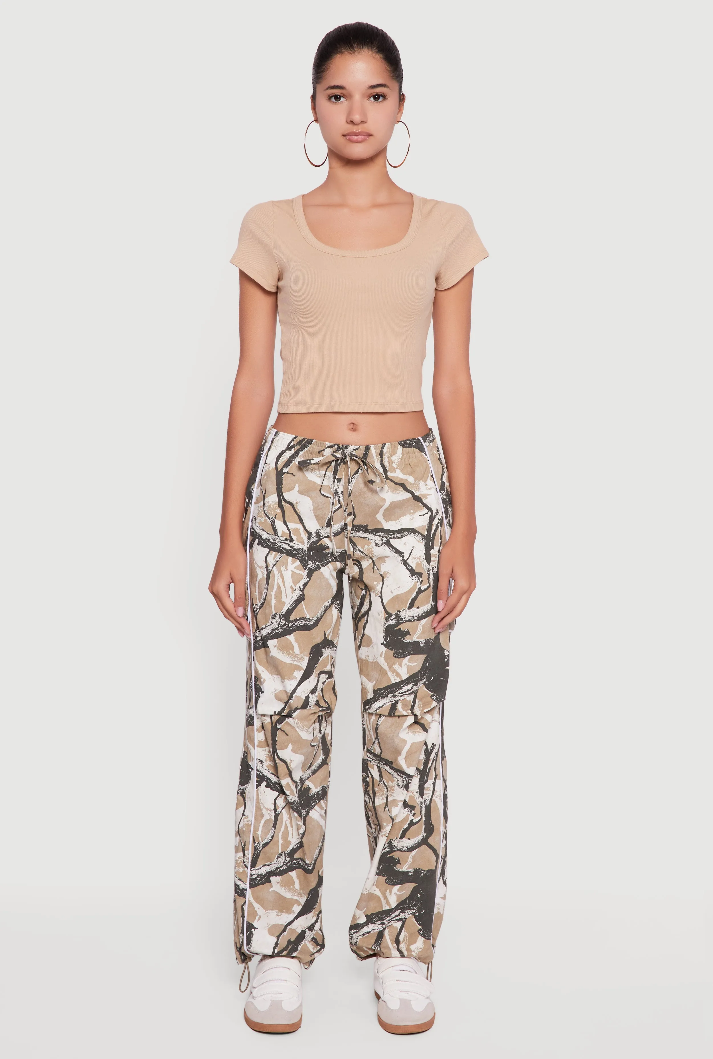 Hunter Camo Hyper Stretch Drawstring Waist Joggers sold by Rainbow product image thumbnail 2