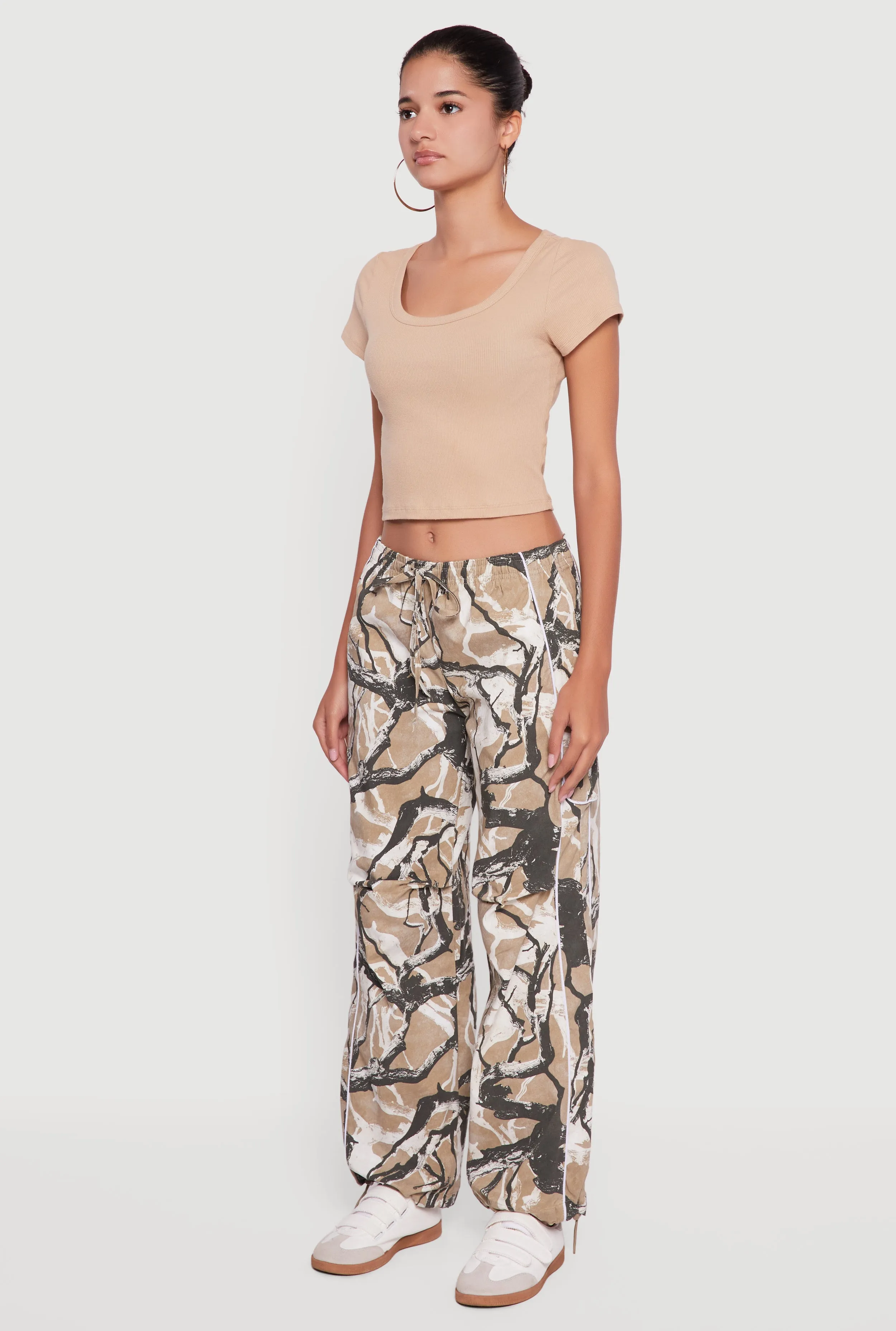 Hunter Camo Hyper Stretch Drawstring Waist Joggers sold by Rainbow product image thumbnail 3