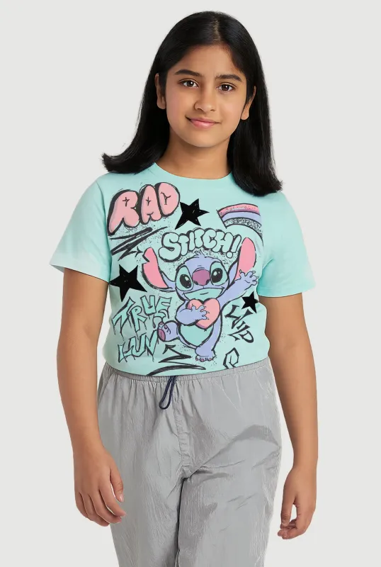 Girls Stitch True Luv Graphic Tee sold by Rainbow