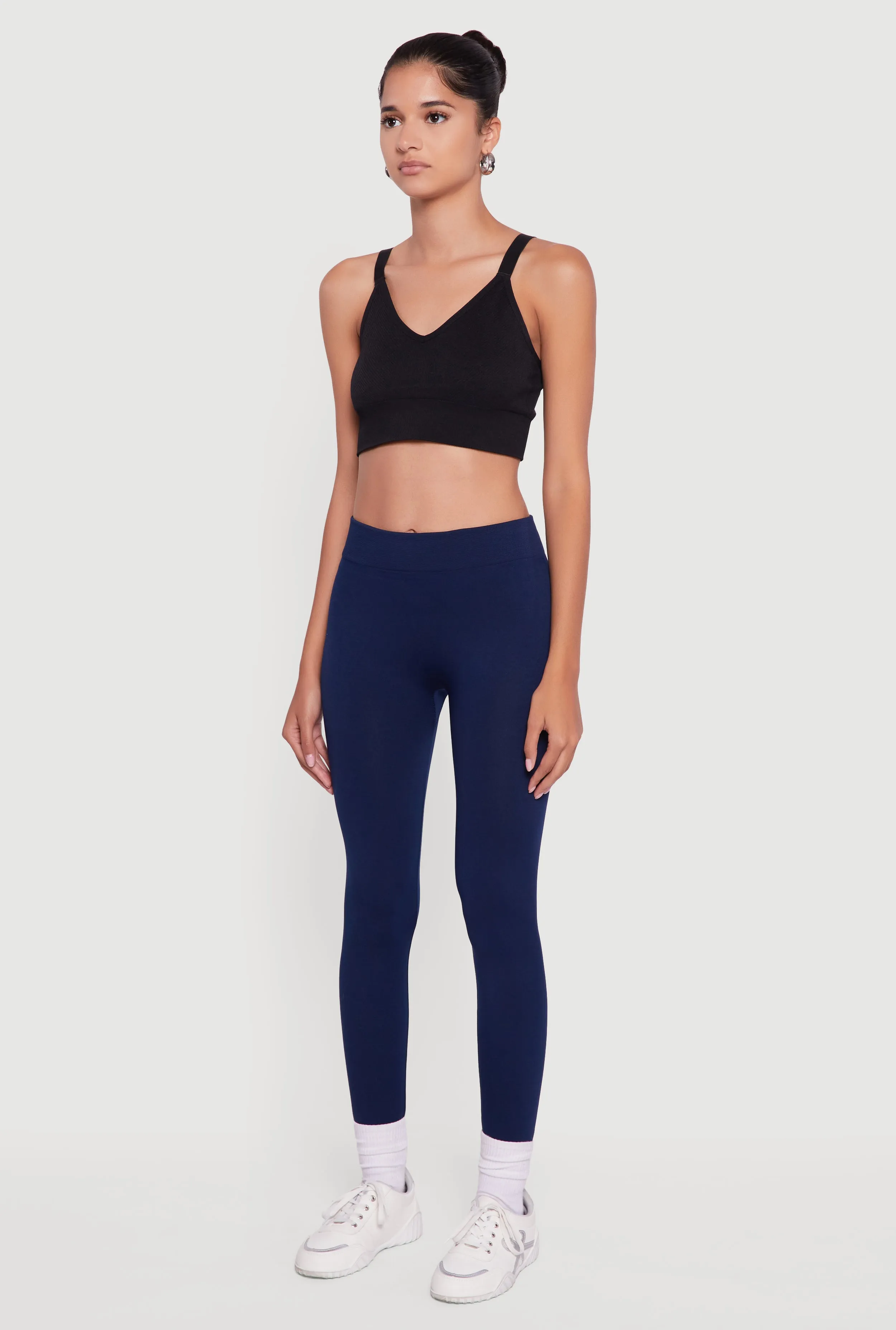 High Waisted Fleece Lined Leggings sold by Rainbow product image thumbnail 3