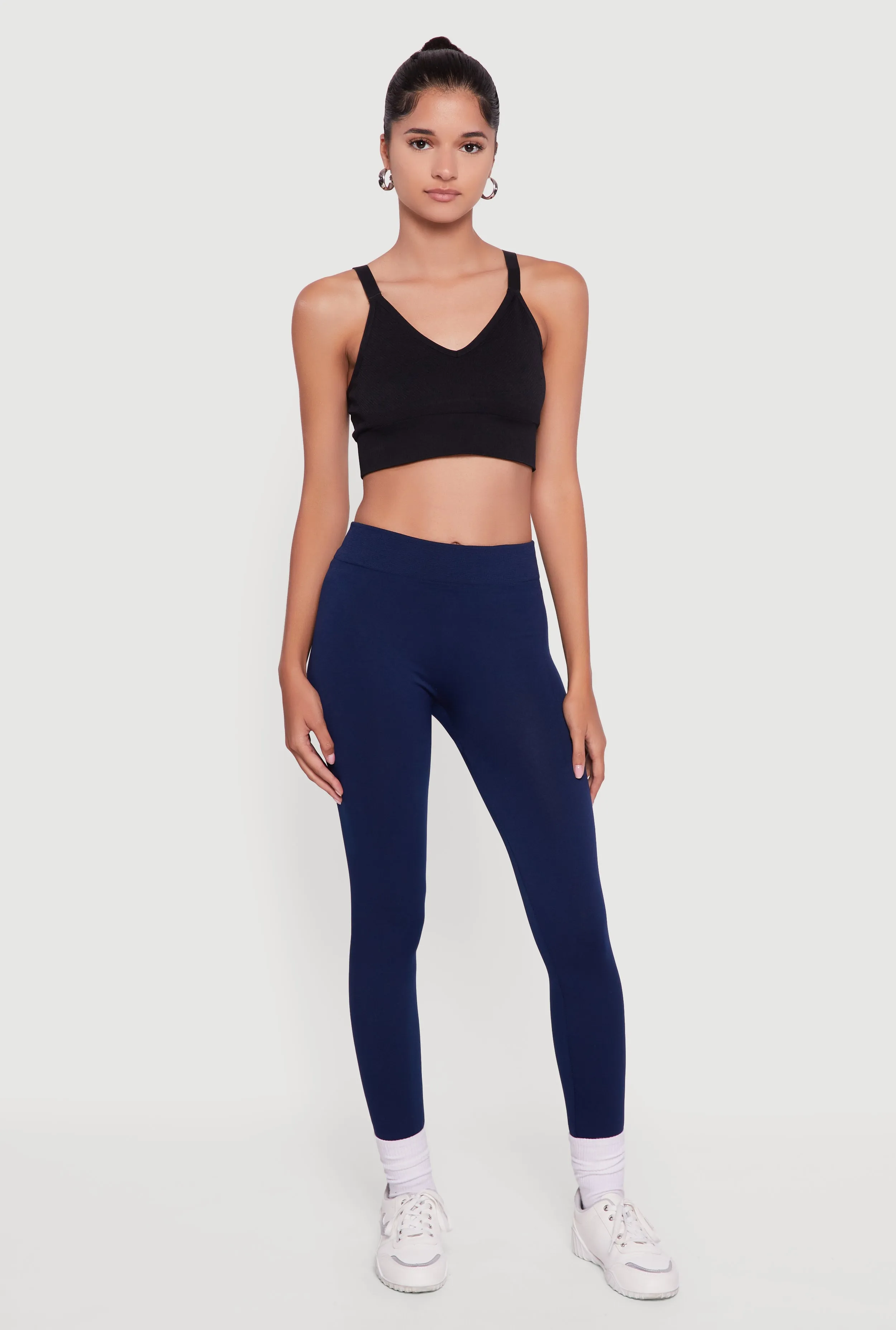 High Waisted Fleece Lined Leggings sold by Rainbow