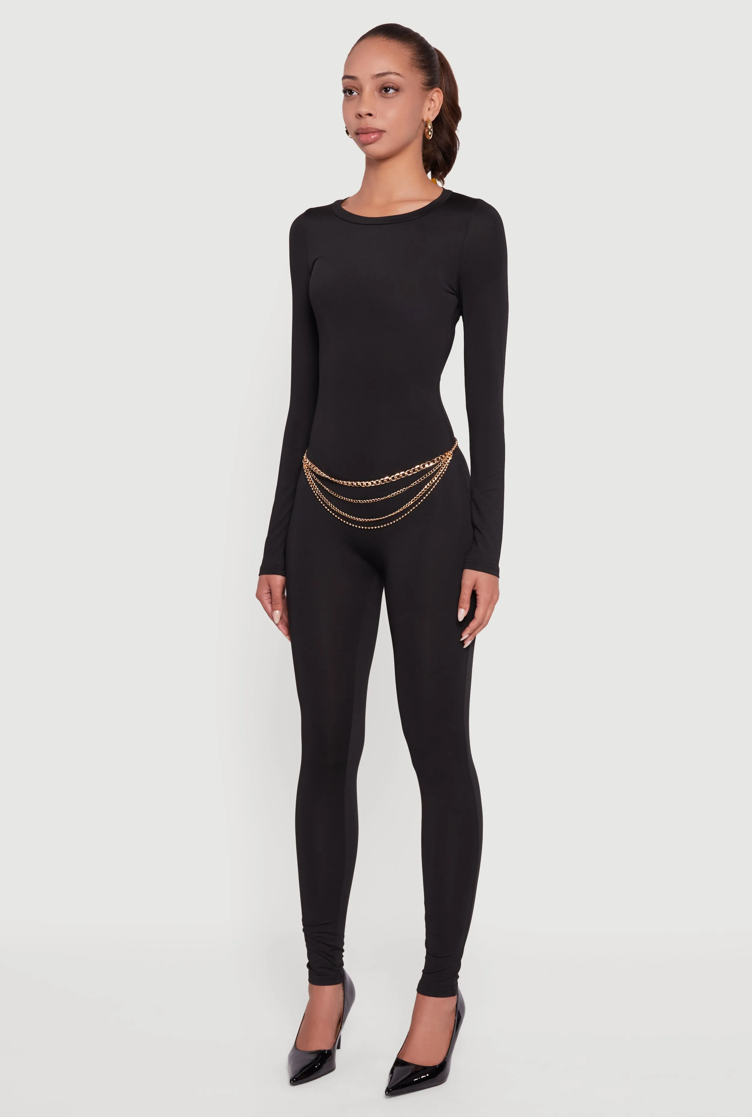 Zip Back Long Sleeve Catsuit sold by Rainbow product image thumbnail 3
