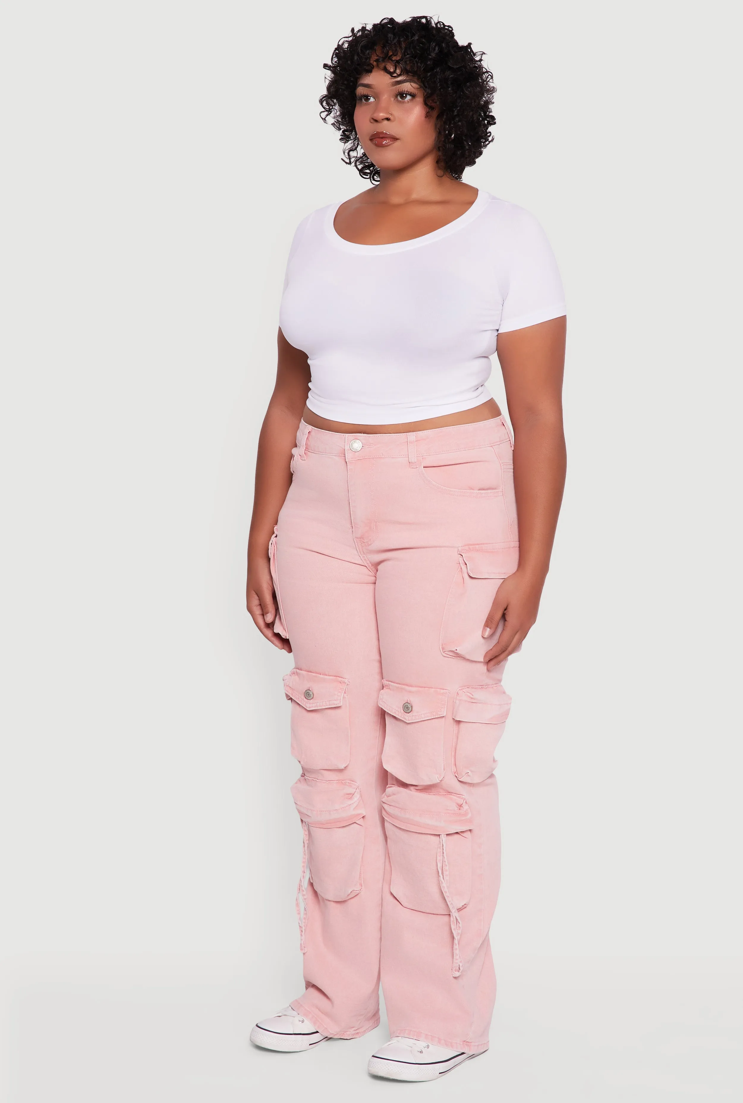 Plus Size VIP Mineral Wash Utility Jeans sold by Rainbow product image thumbnail 3