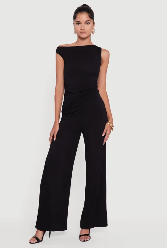 Almost Famous Solid High Waisted Pull On Pants sold by Rainbow