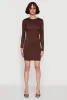 Ribbed Knit Long Sleeve Mini Dress sold by Rainbow