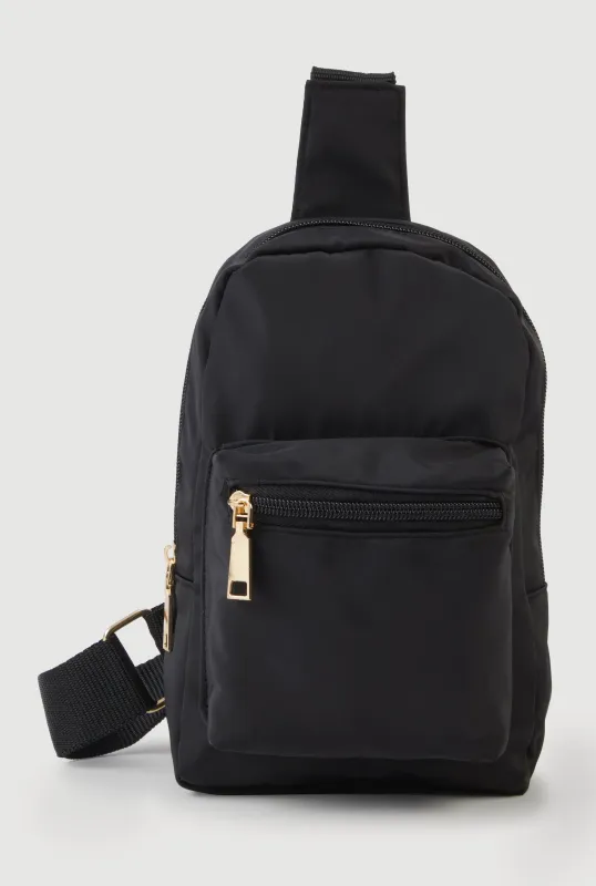 Nylon Sling Backpack with Adjustable Strap sold by Rainbow