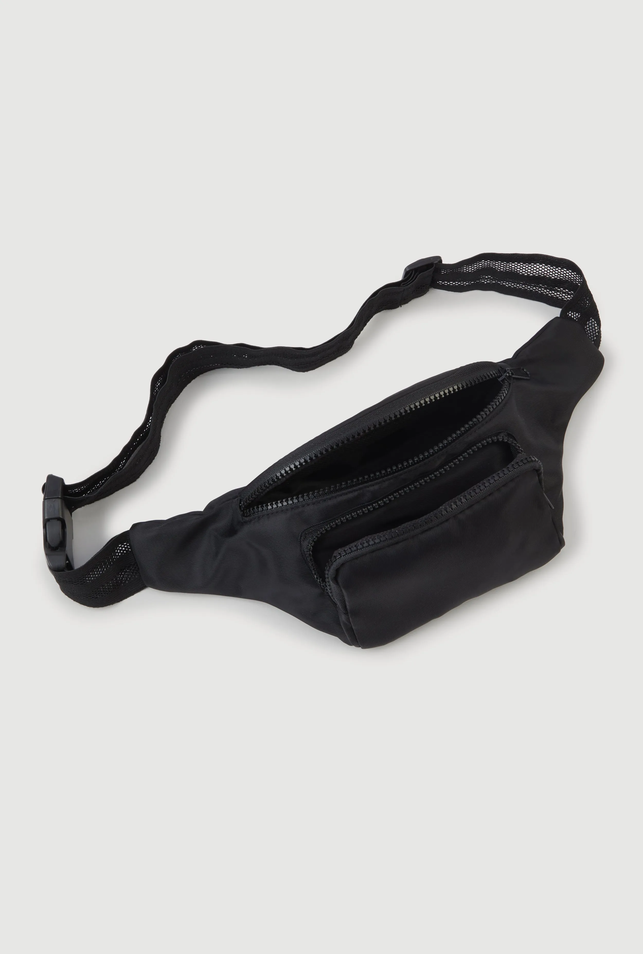 Nylon Fanny Pack with Fishnet Detail Adjustable Strap sold by Rainbow product image thumbnail 3