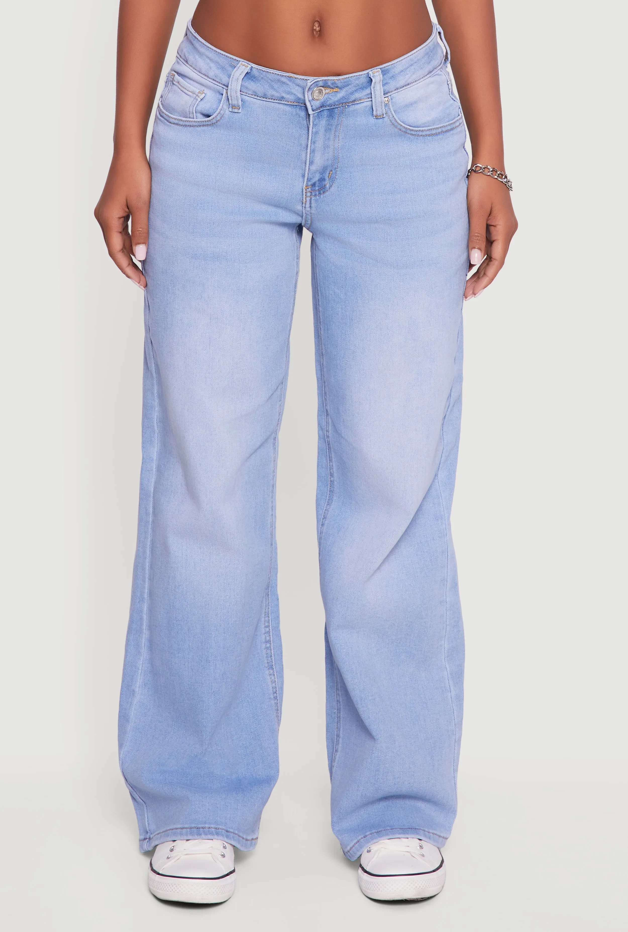 WAX Low Rise Wide Leg Stretchy Jeans sold by Rainbow product image thumbnail 5