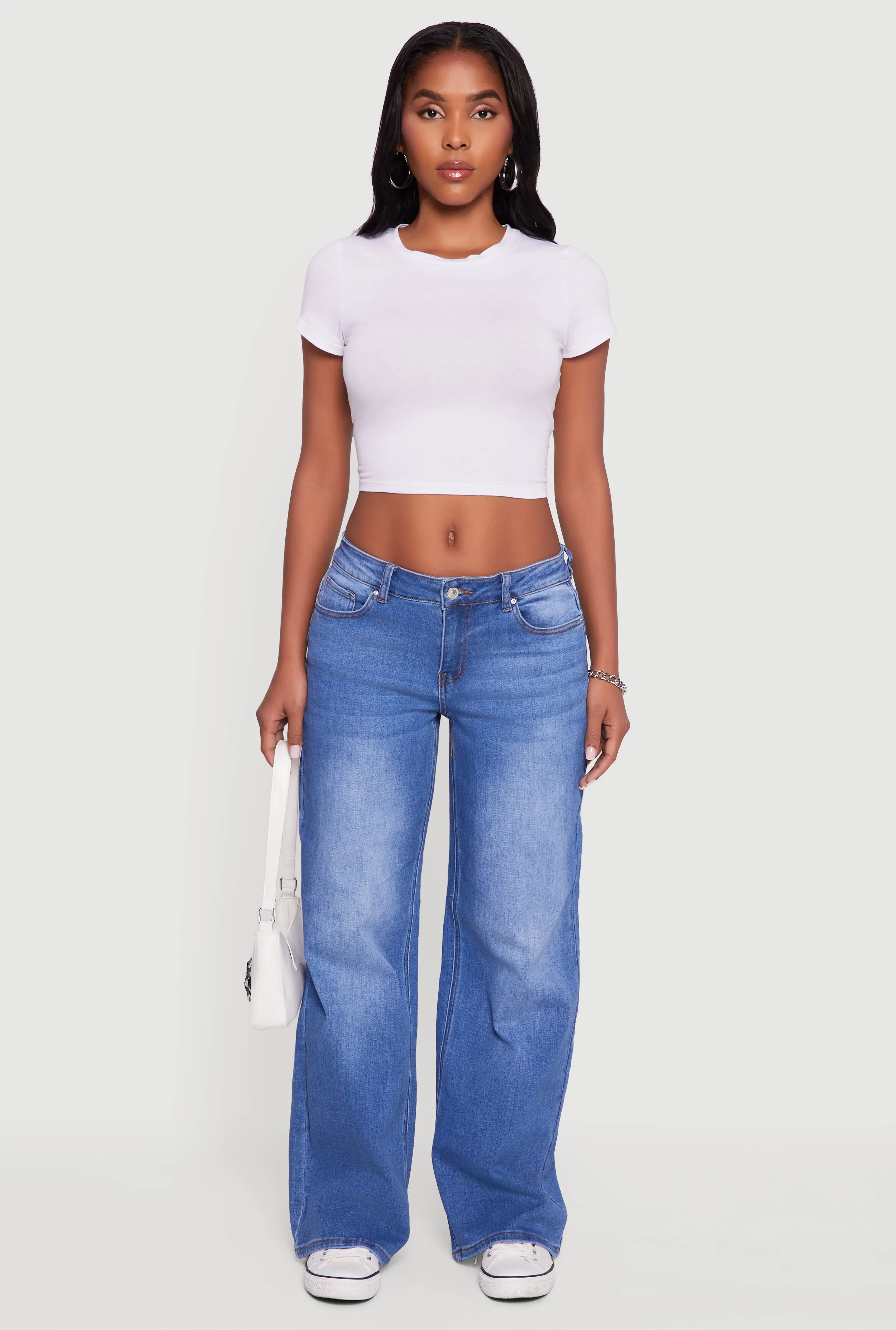 WAX Low Rise Wide Leg Stretchy Jeans sold by Rainbow product image thumbnail 2
