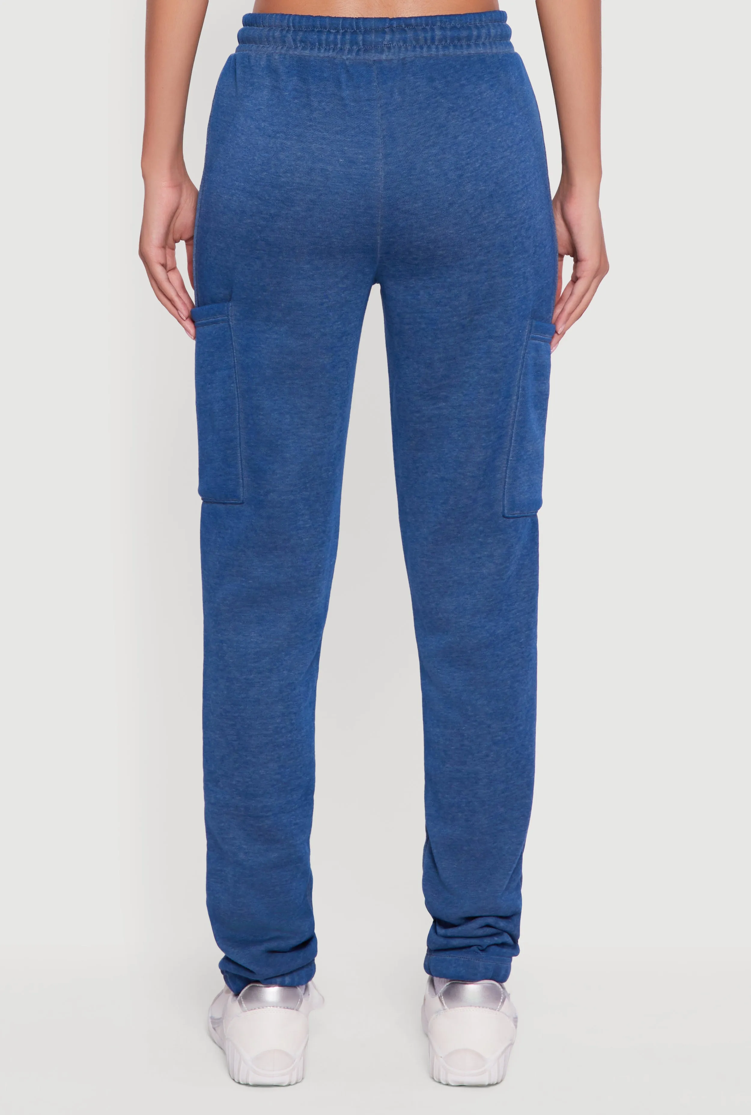 High Waisted Marled Cargo Pocket Sweatpants sold by Rainbow product image thumbnail 5