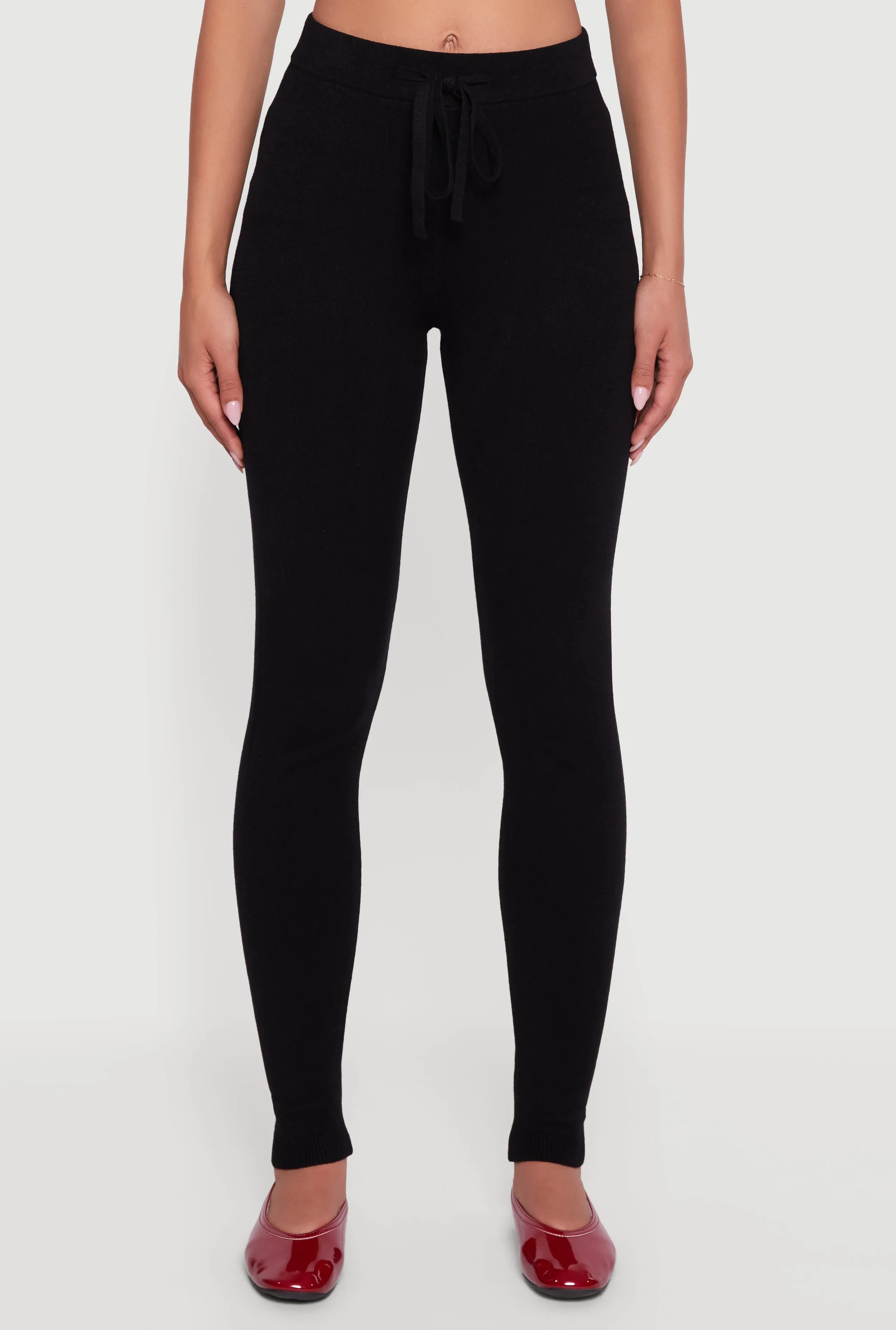 Knitted Drawstring Leggings sold by Rainbow product image thumbnail 3